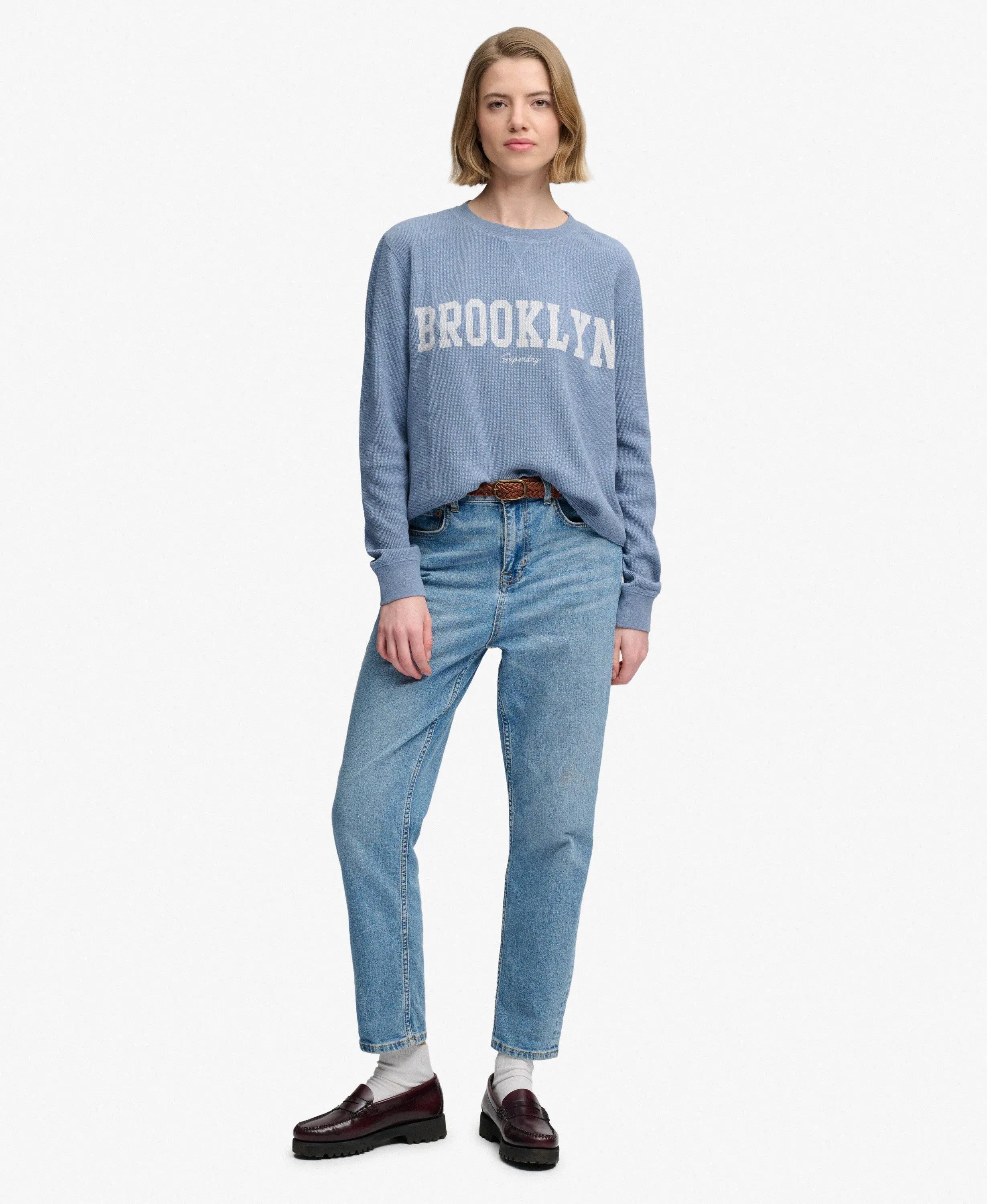 superdry Haut à manches longues Athletic Essential en coton texturé 3/5