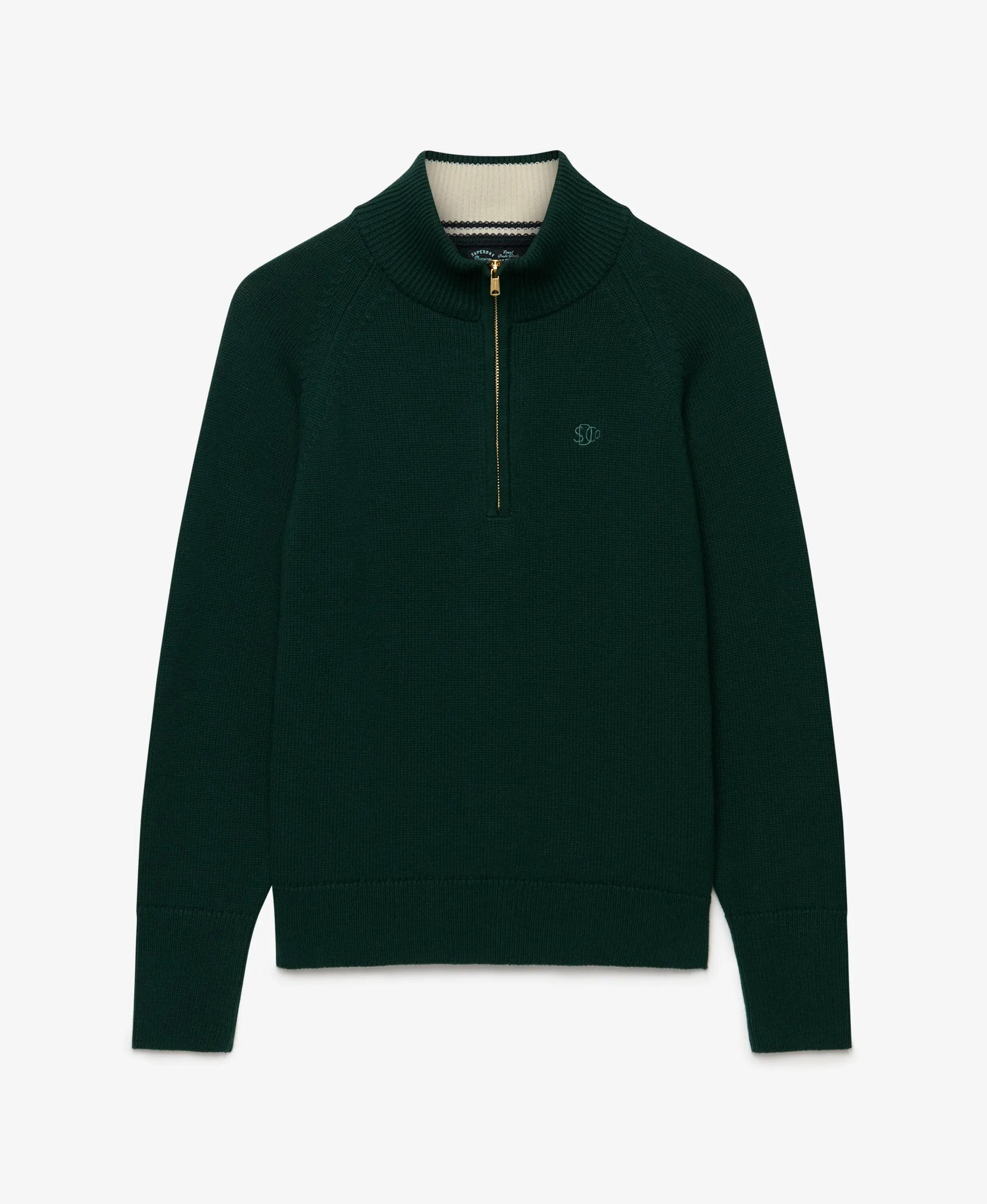 superdry Camisola meia-fecho em algodão clássico – 100% algodão biológico 7/7