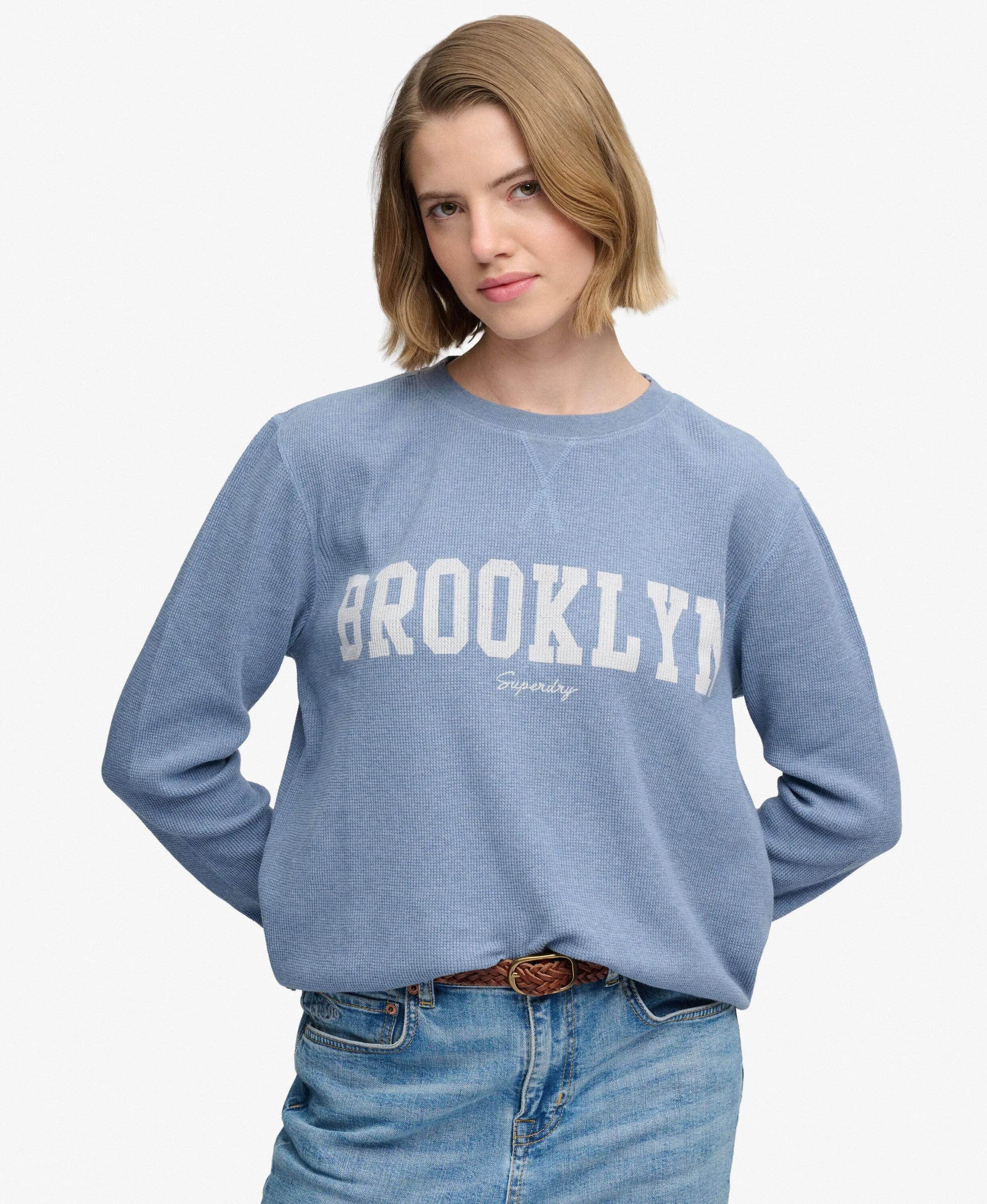 superdry Haut à manches longues Athletic Essential en coton texturé 2/5