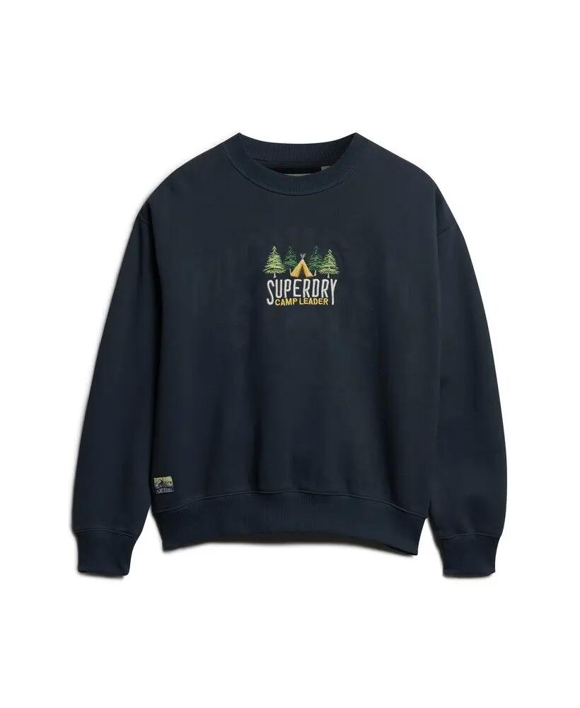 superdry Sudadera Travel Souvenir Loose Crew 100% algodón 7/7