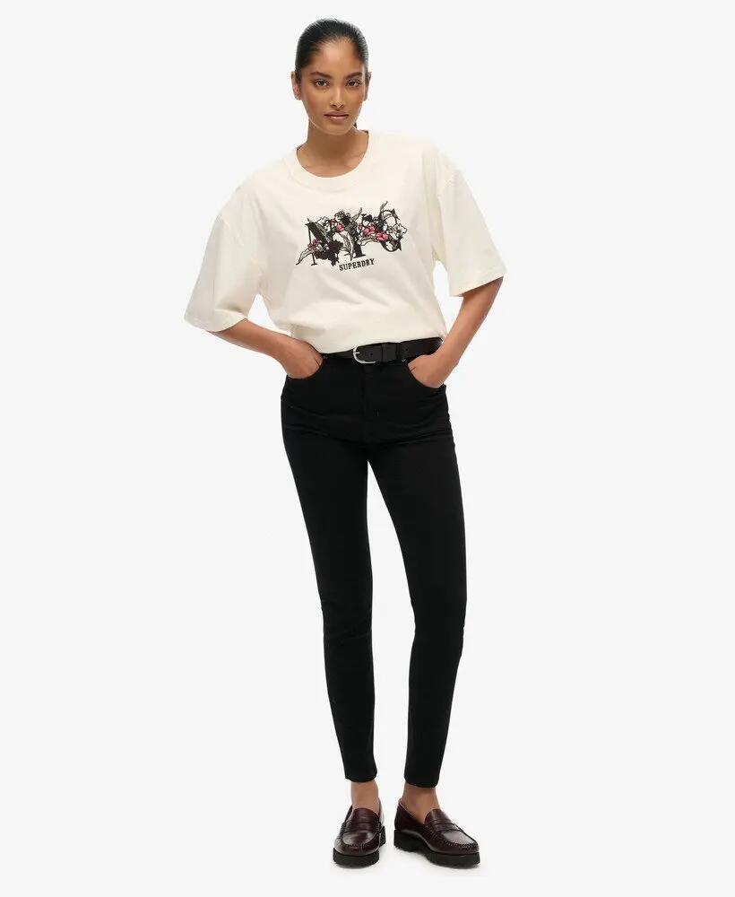 superdry Night Garden Oversized T‑Shirt van katoen 3/6
