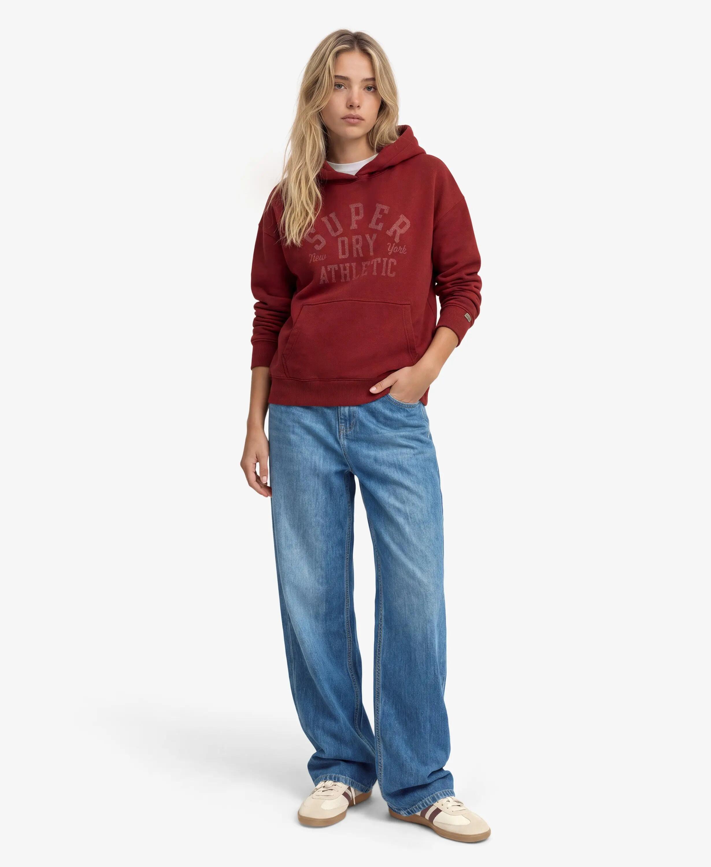 superdry Athletic Essentials Relaxed Hoodie 100% bawełna, oversize 3/7
