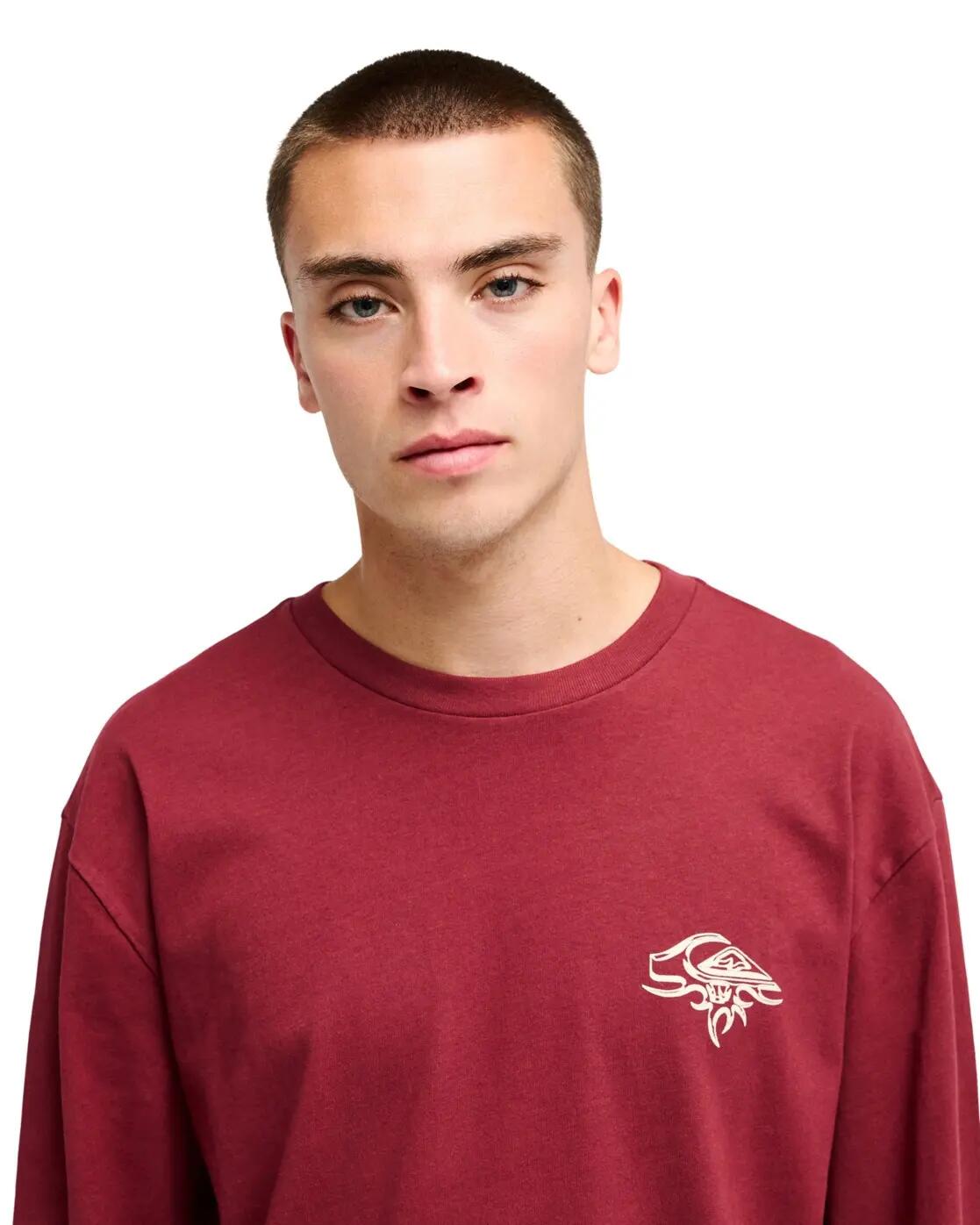 T-shirt met Lange Mouwen QS EARTH Rot Heren 4/4