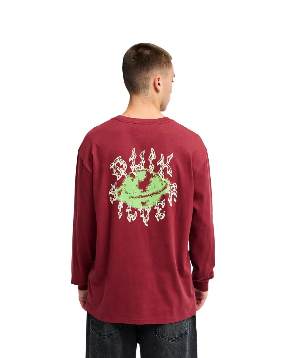 T-shirt met Lange Mouwen QS EARTH Rot Heren 2/4