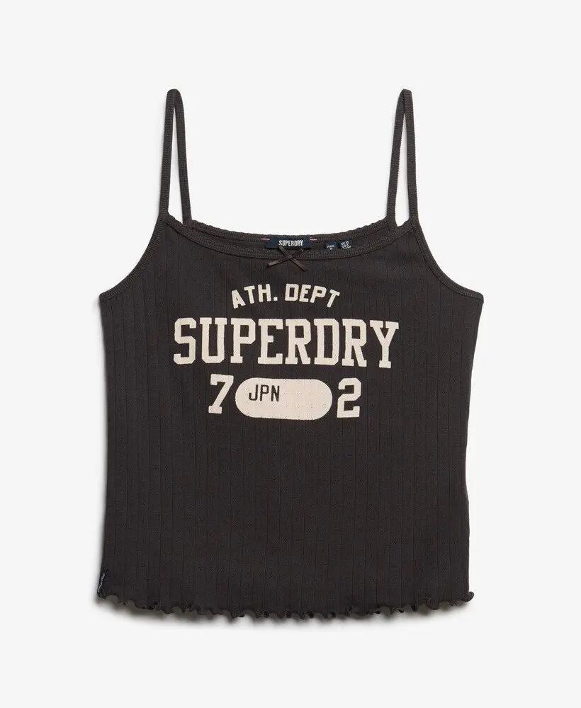 superdry Top Athletic Essentials pointelle in cotone biologico 5/5