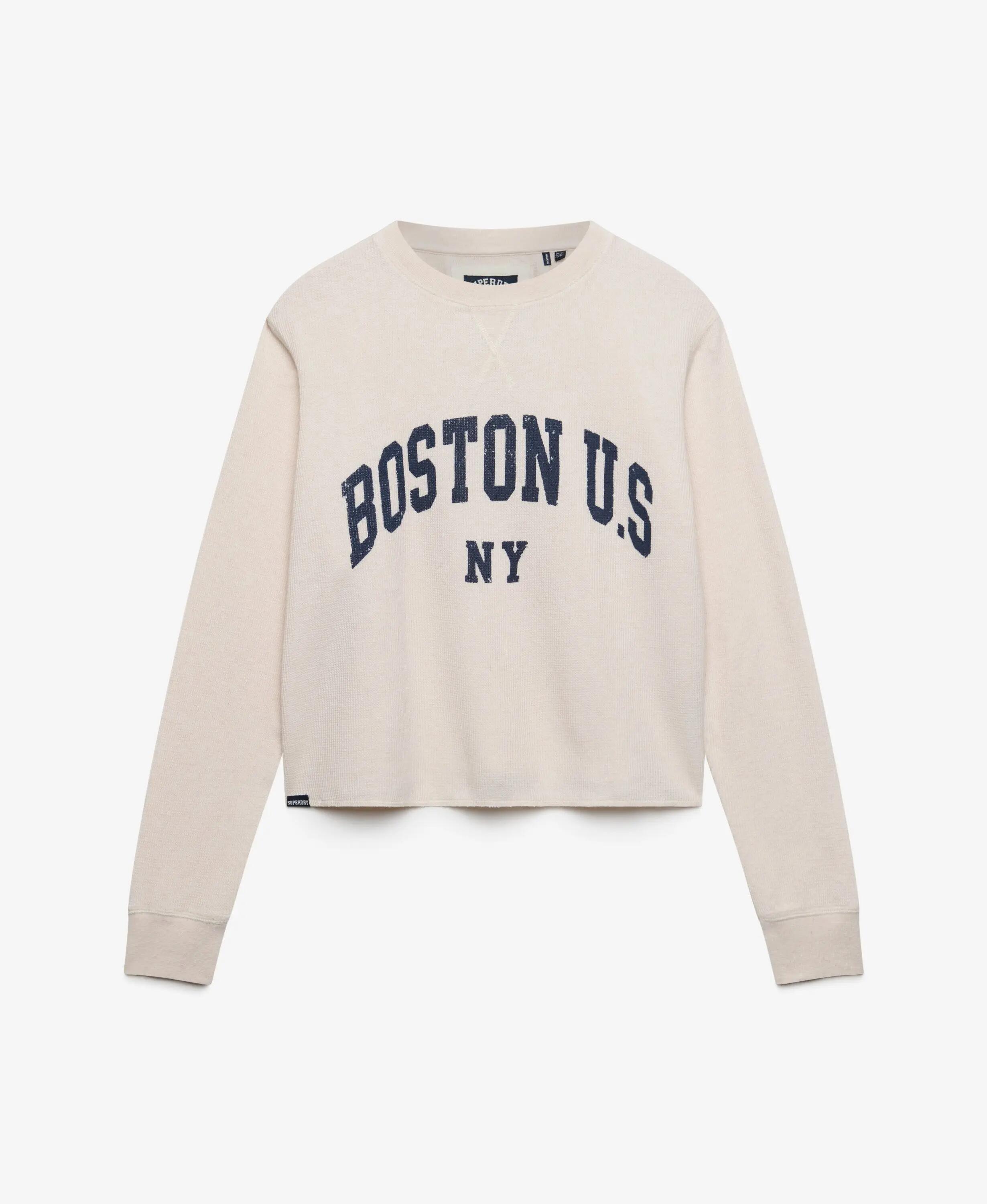 superdry T-shirt manches longues Athletic Essential en coton texturé 6/6