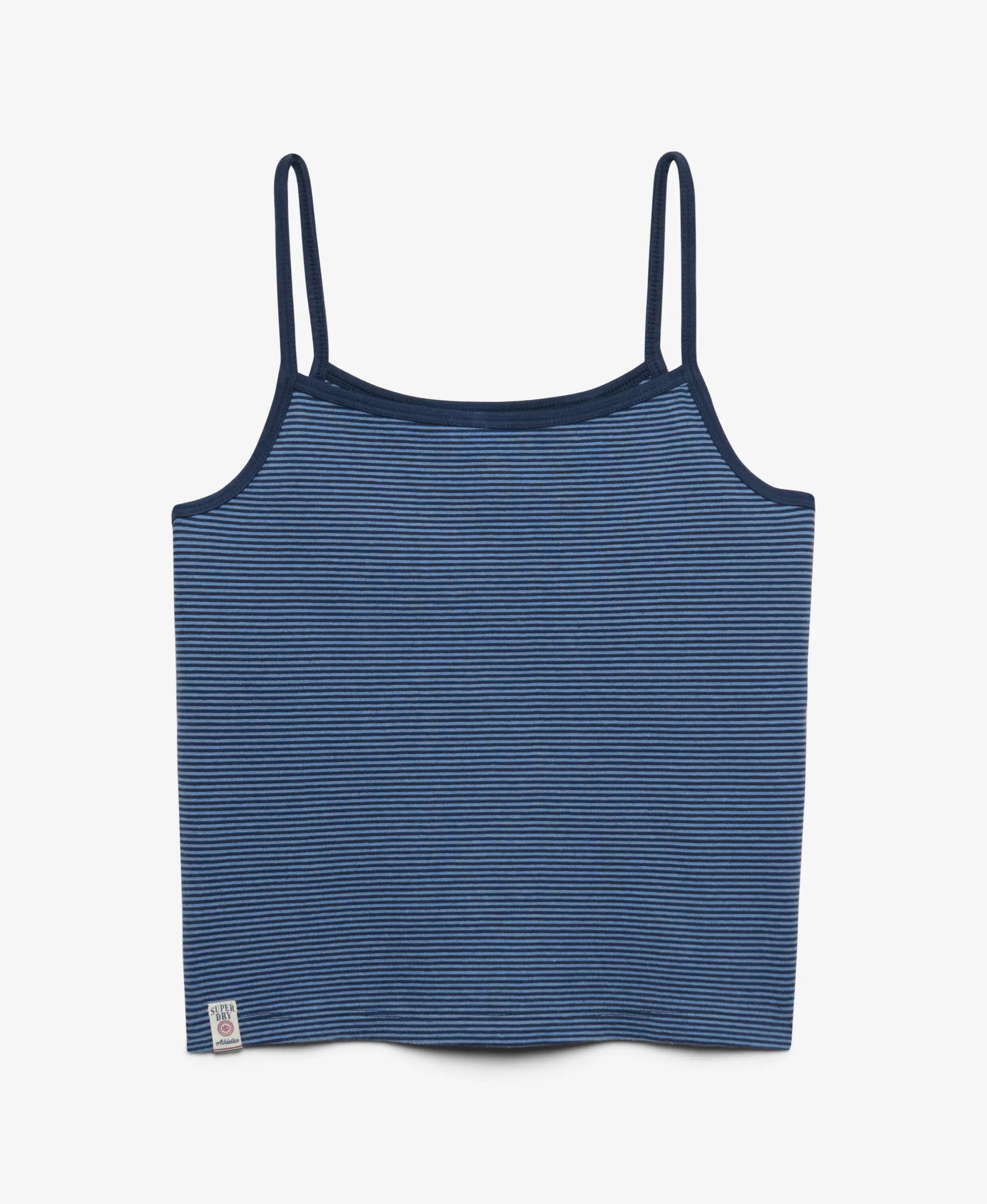 superdry Top a righe Athletic Essentials con spalline sottili 7/7