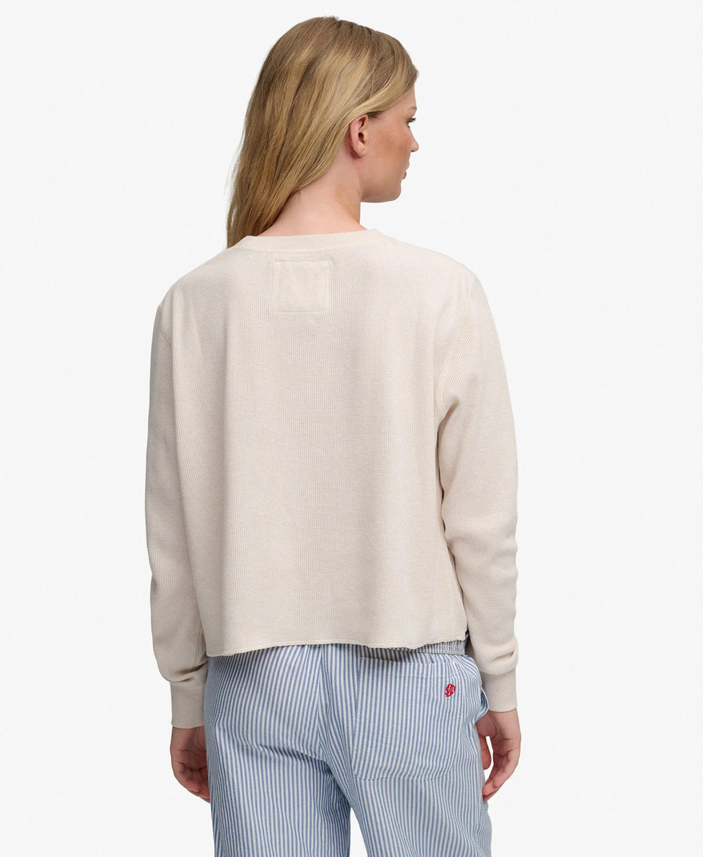superdry T-shirt manches longues Athletic Essential en coton texturé 5/6