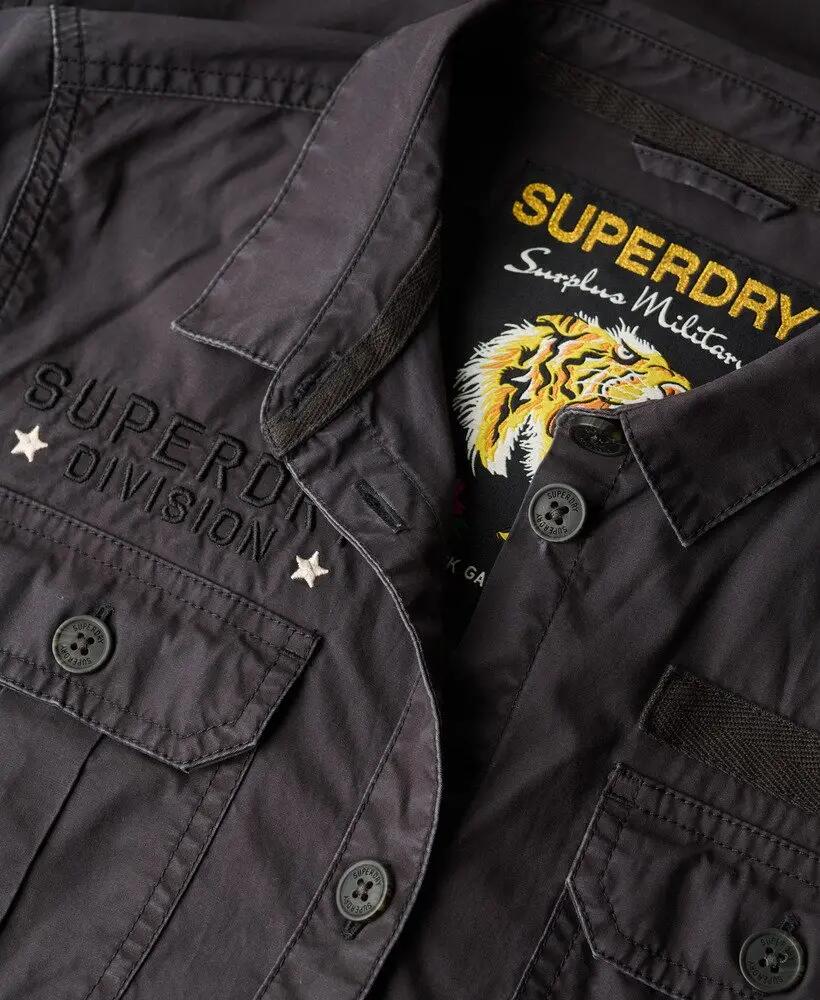 superdry Military Shirt dames van biologisch katoen – BLACKBOARD 6/7