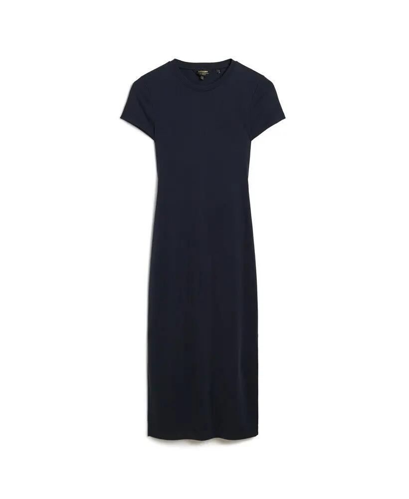 superdry Midi T-Shirt Dress em viscose elástica – corte slim 7/7