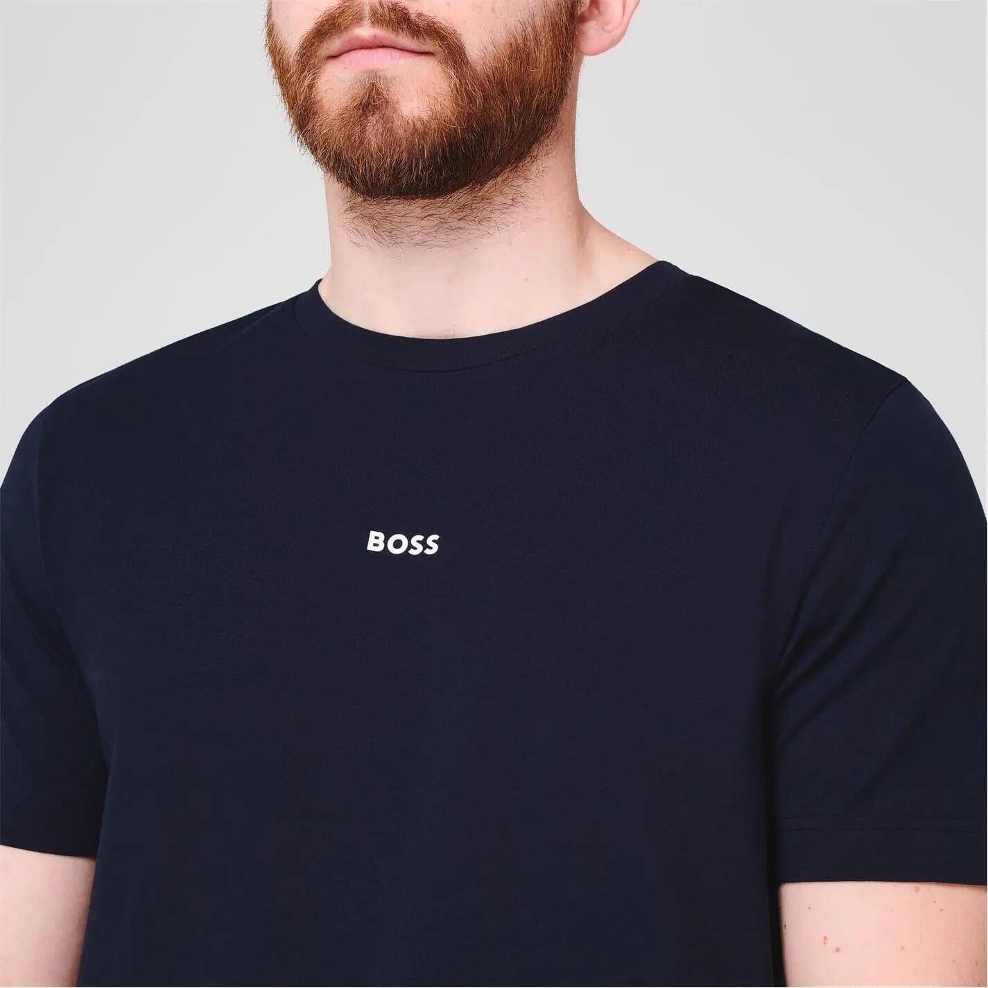 Maglietta Uomo Boss Tchup Blu Navy 4/5
