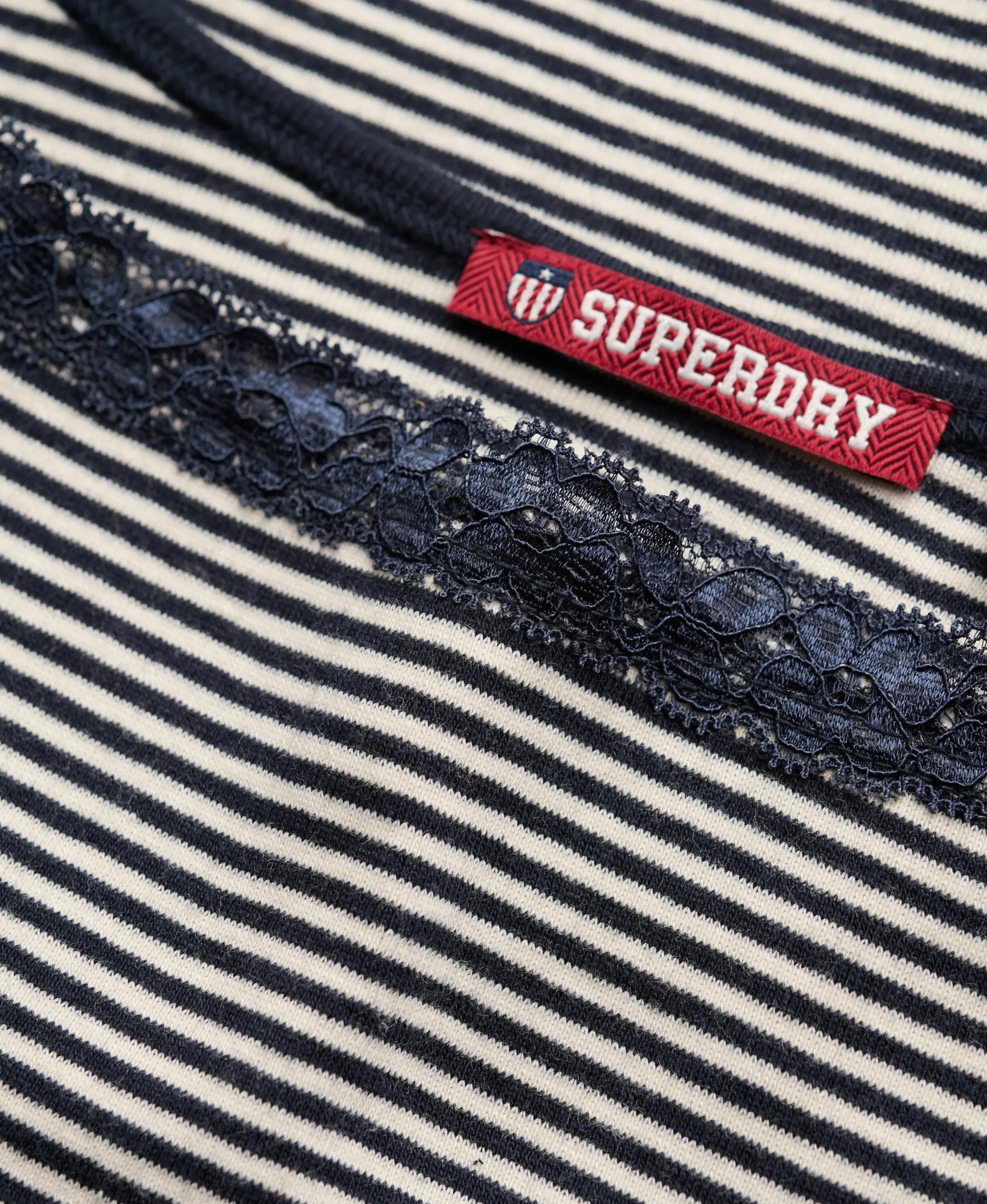 superdry Athletic Essential Lace Cami Top – Slim, 100% algodão – Eclipse Navy 5/5