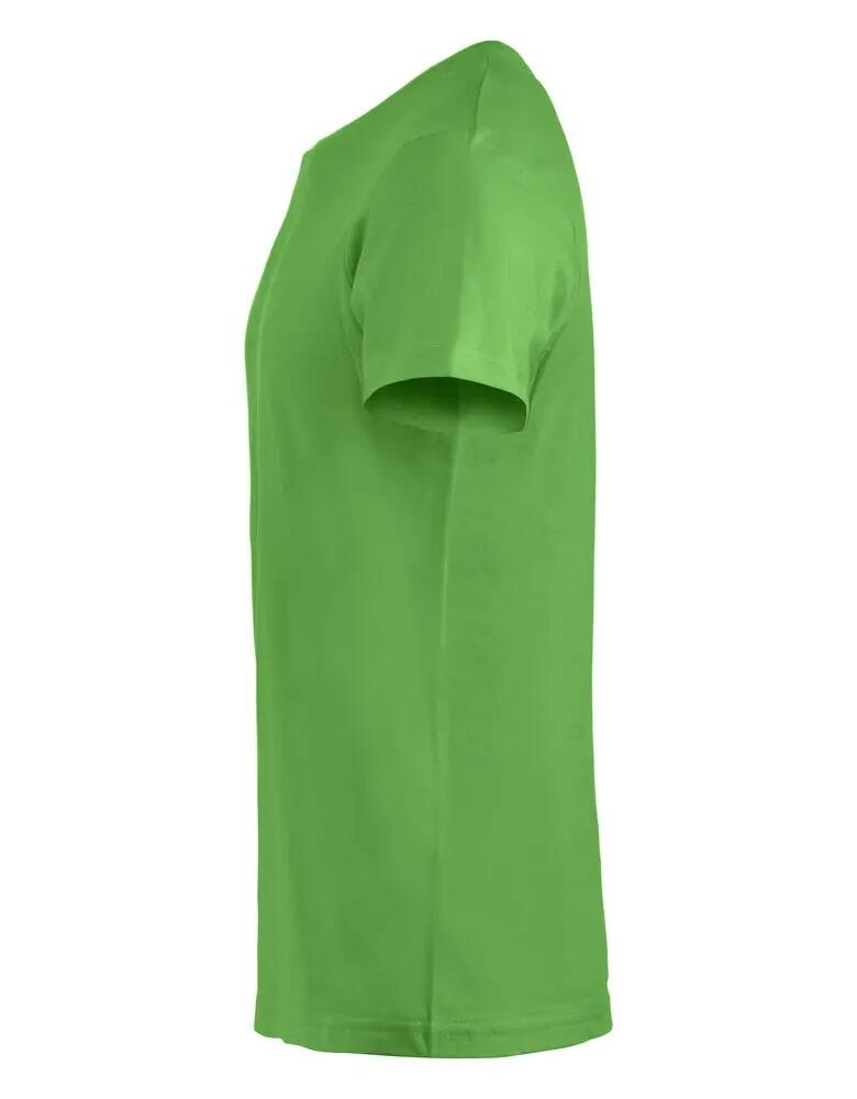 clique Basic-T Junior T-shirt in cotone con collo a coste 1x1 4/4