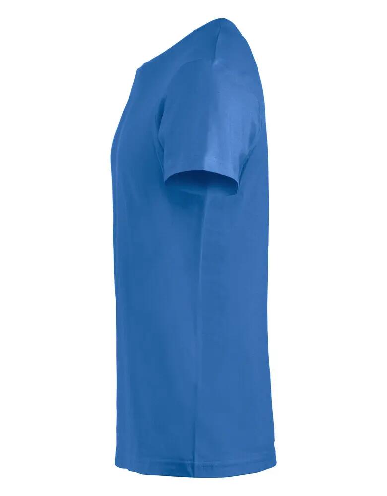 clique Basic-T Junior T-shirt in cotone con collo a coste 4/4