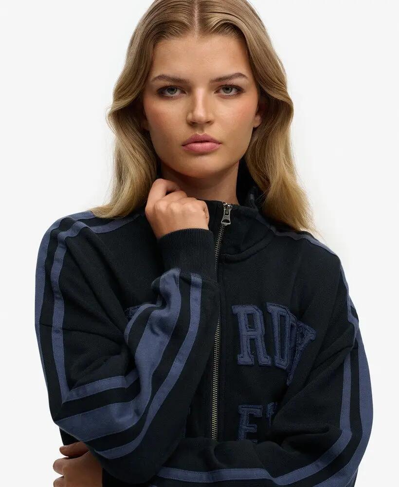 superdry Cazadora deportiva Athletic Essentials con aplique, corte holgado 4/7