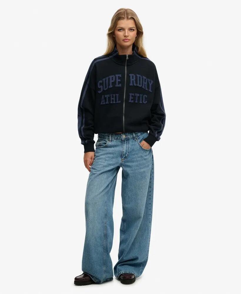 superdry Cazadora deportiva Athletic Essentials con aplique, corte holgado 3/7