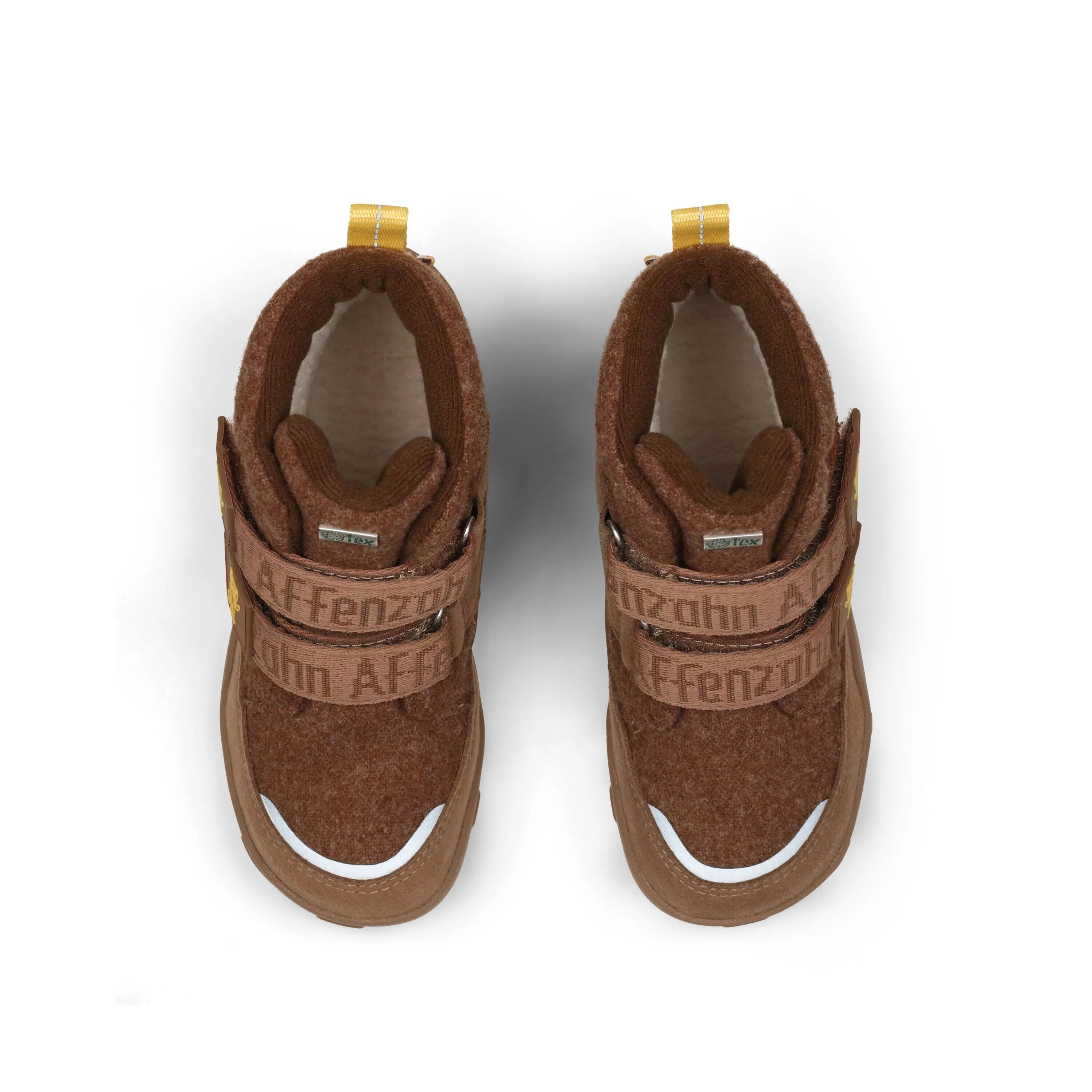 Bottes barefoot d’hiver - chaudes et imperméables - Comfy Tiger - marron 5/14