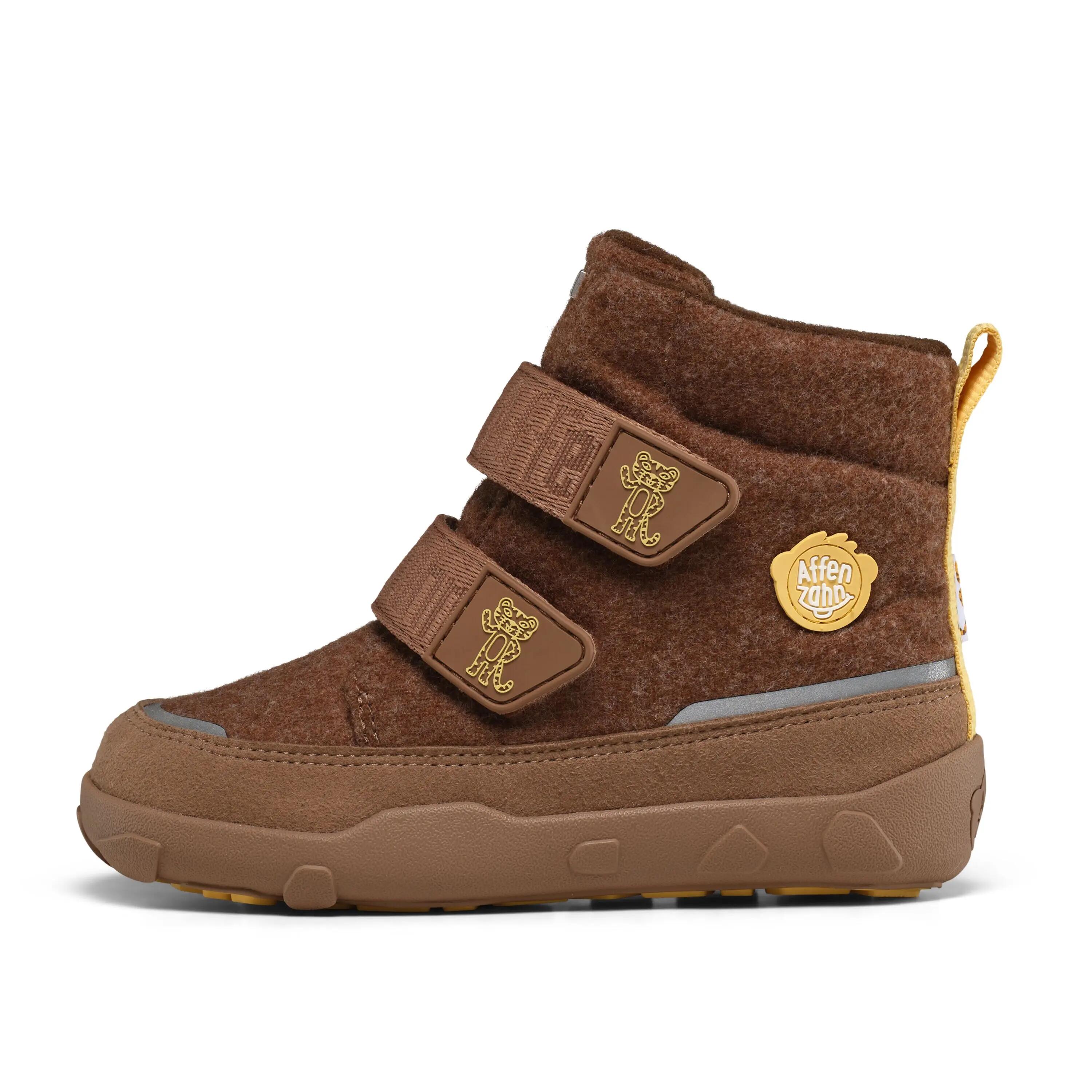 Bottes barefoot d’hiver - chaudes et imperméables - Comfy Tiger - marron 4/14
