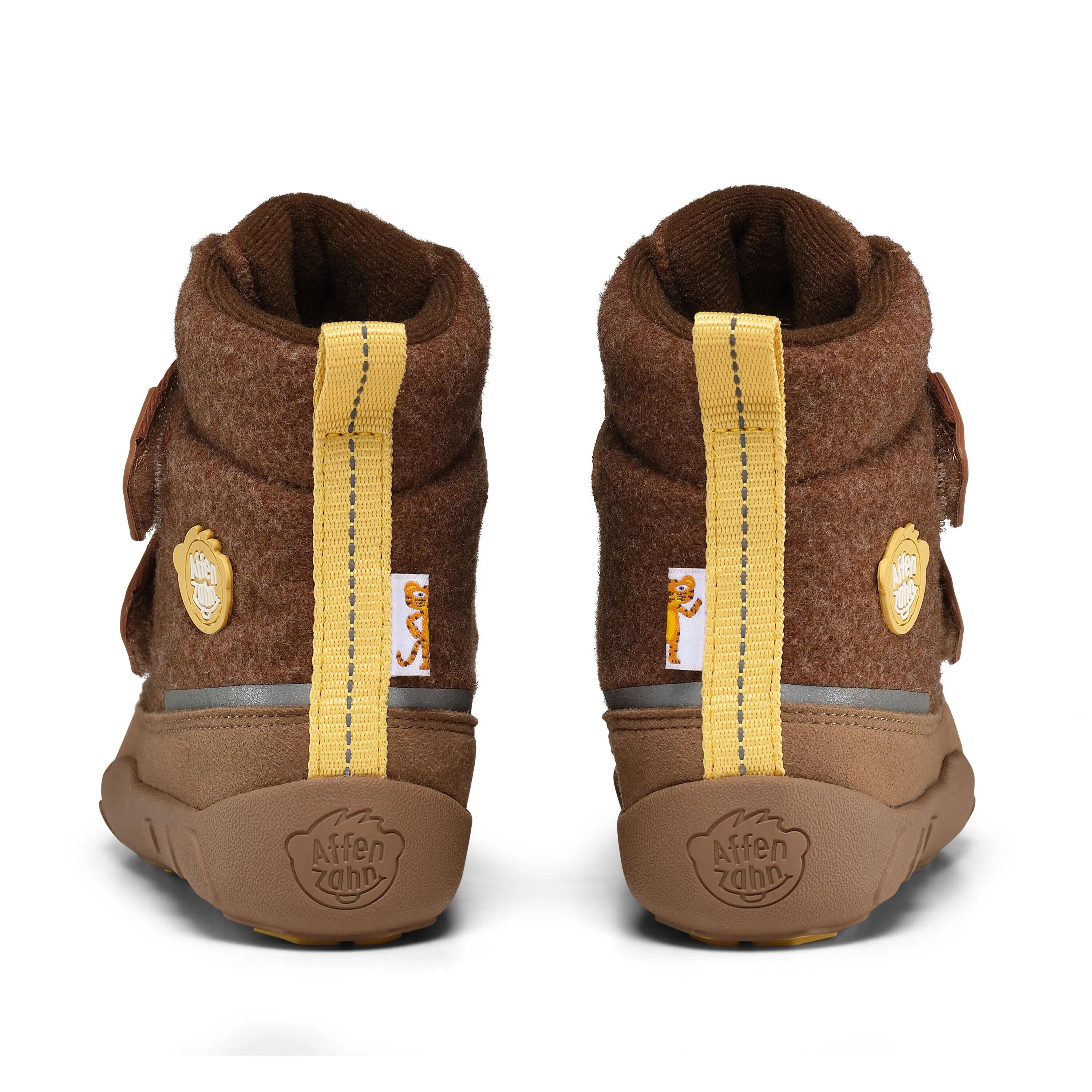 Bottes barefoot d’hiver - chaudes et imperméables - Comfy Tiger - marron 2/14