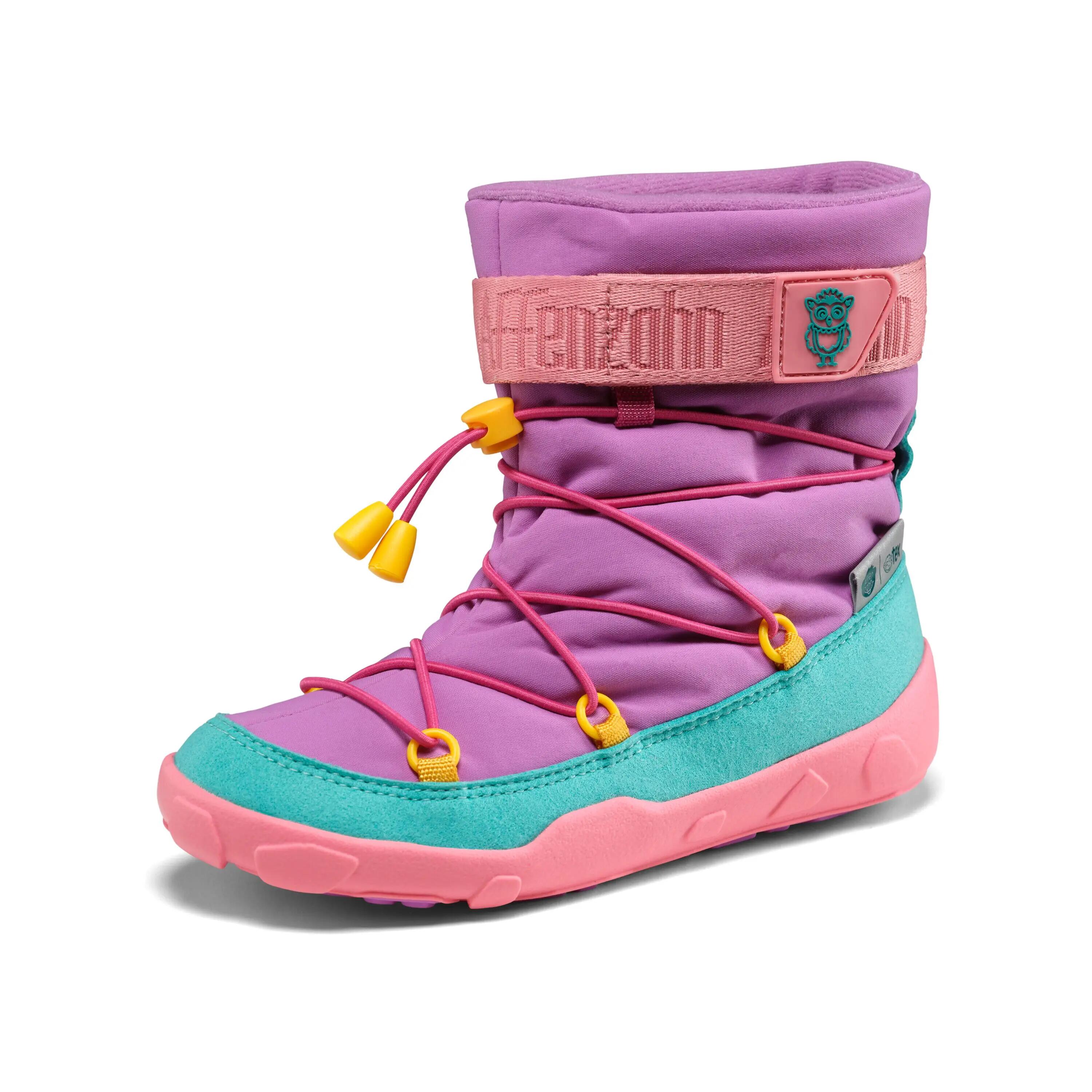 Stivali neve - inverno - Bambini - Vegani, impermeabili - Snowy Owl - Rosa 10/10
