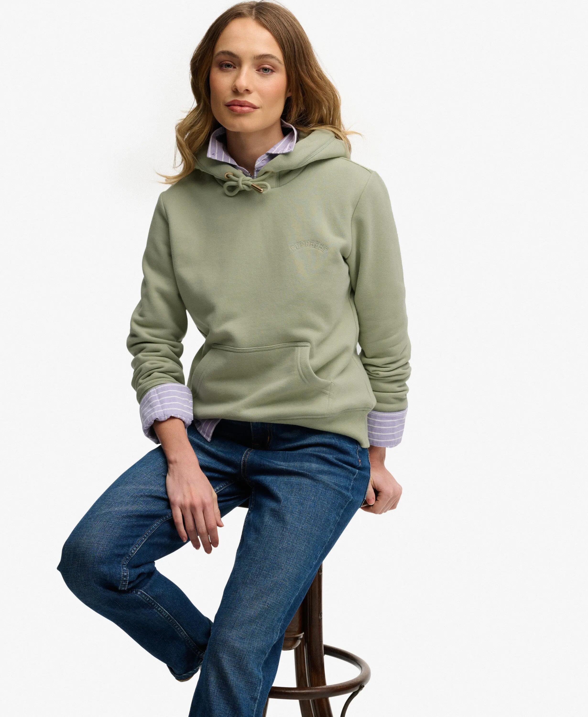 superdry Hoodie Essential Logo bordado – corte relaxed 2/7