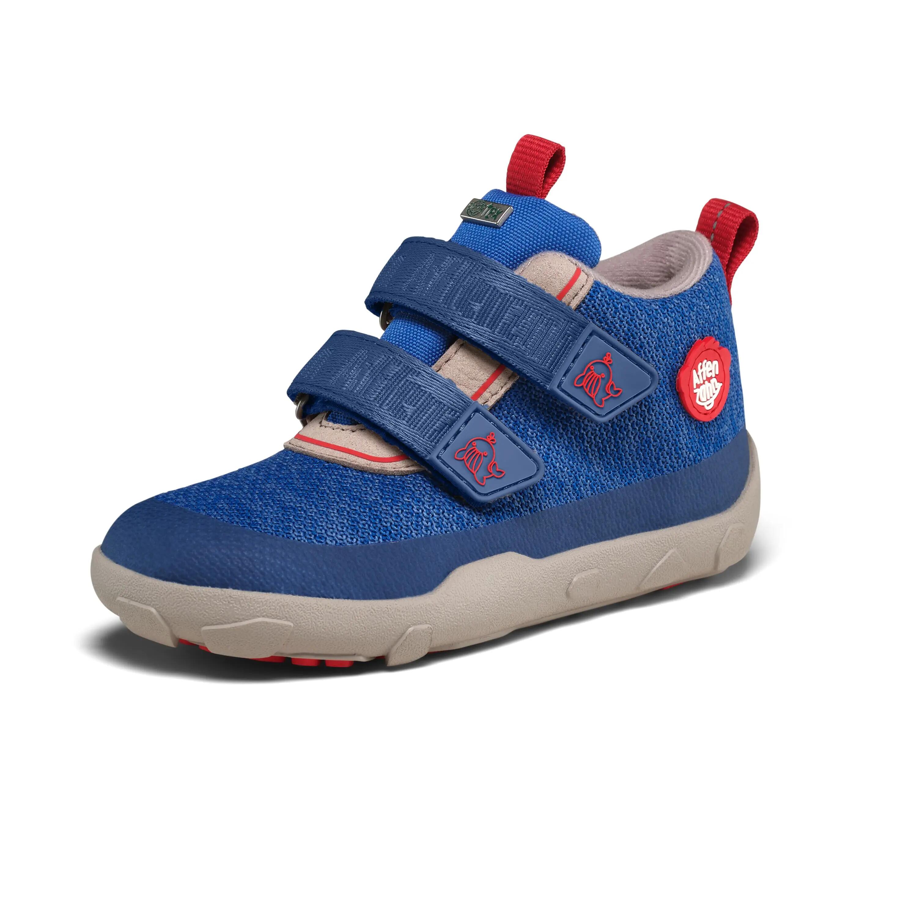Chaussures - plein air - enfants - barefoot imperméables - happy whale - bleu 1/11
