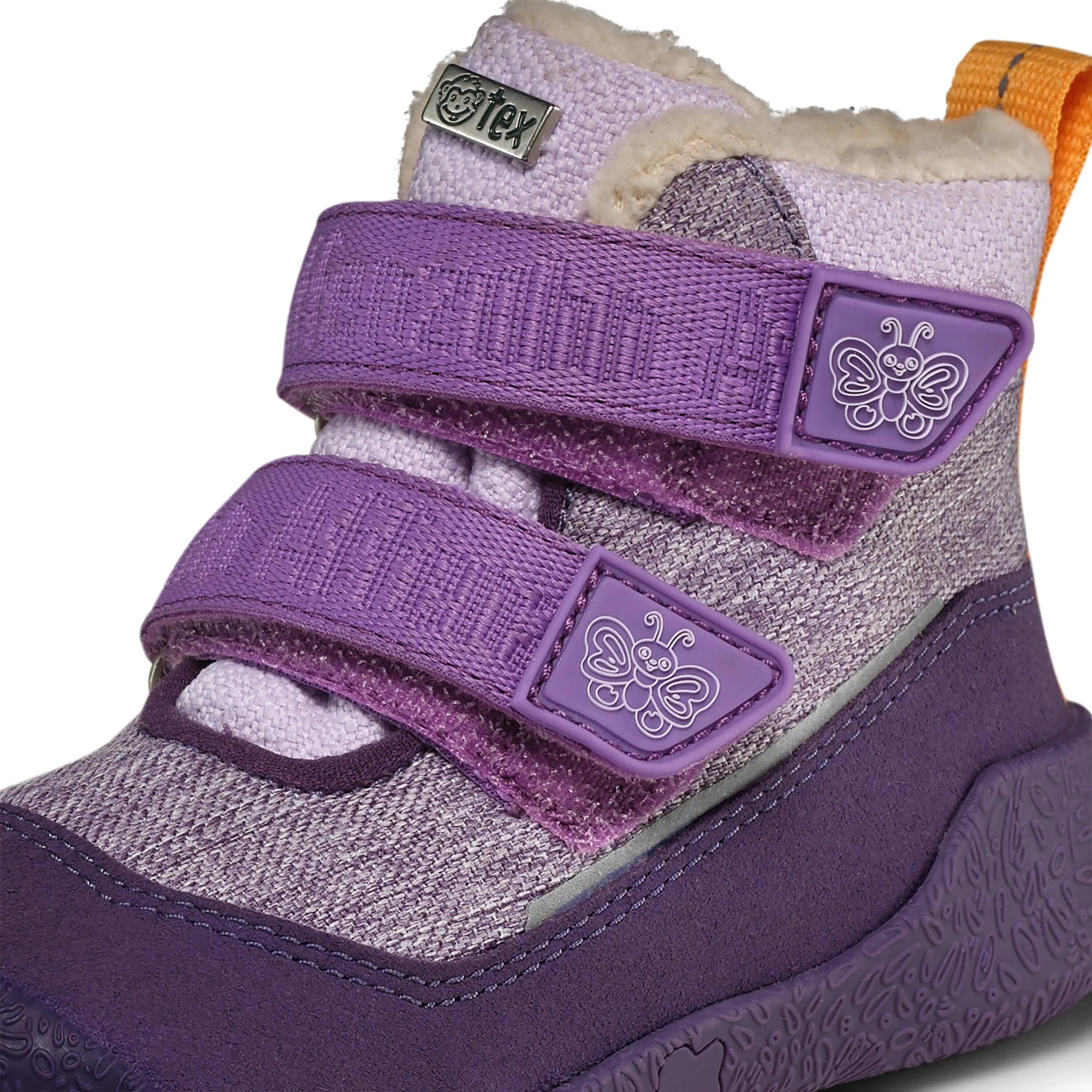 Botas - Criança - Veganas impermeáveis - Snuggy Butterfly 8/14