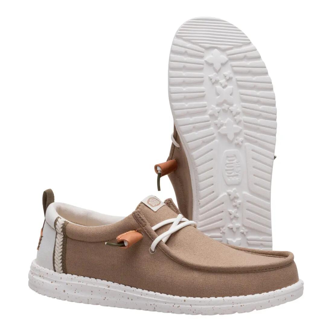 HeyDude Męskie Mokasyny Wally Summer Linen 4/6