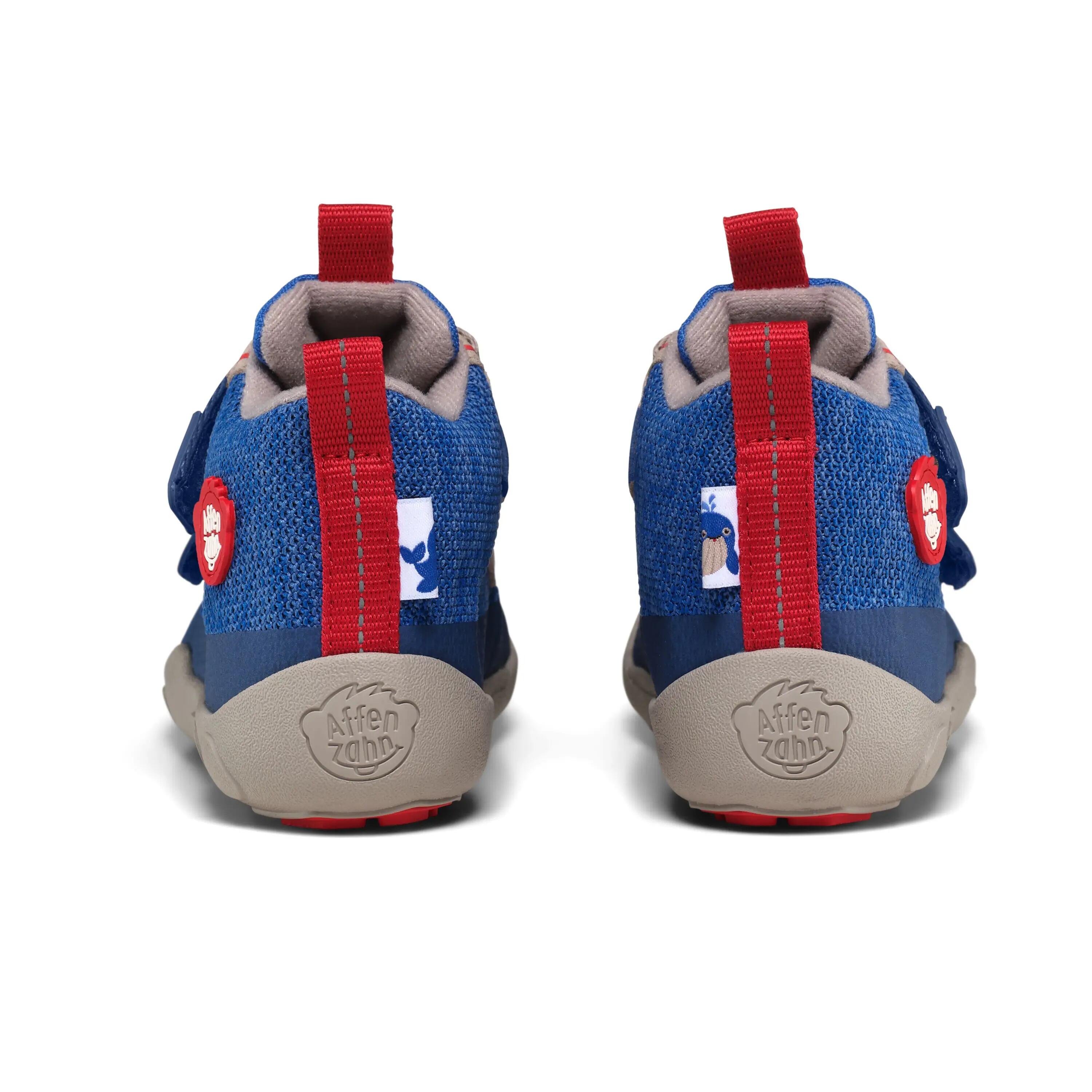 Chaussures - plein air - enfants - barefoot imperméables - happy whale - bleu 7/11