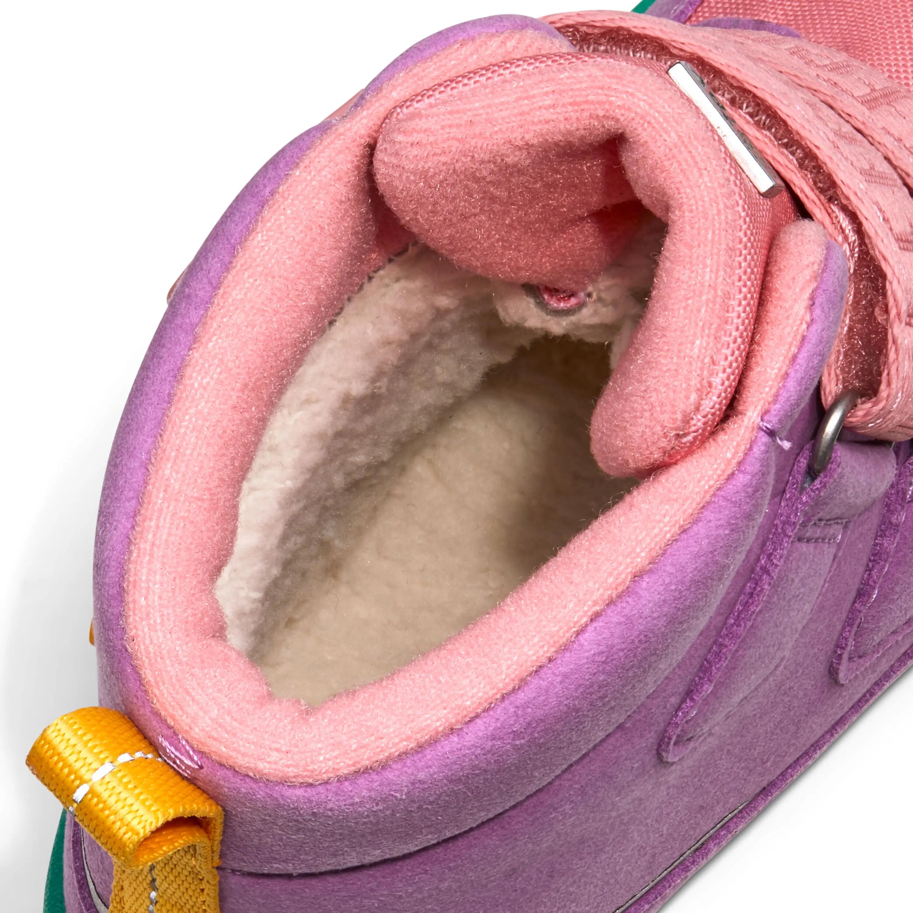 Botas barefoot de inverno - Comfy Owl - Vegan, impermeáveis - Rosa 8/9