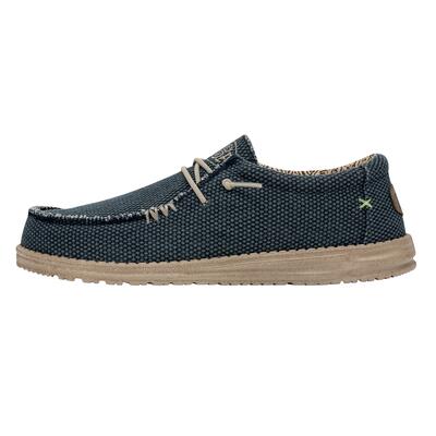 Scarpe da uomo Hey dude Wally sport in mesh blu navy