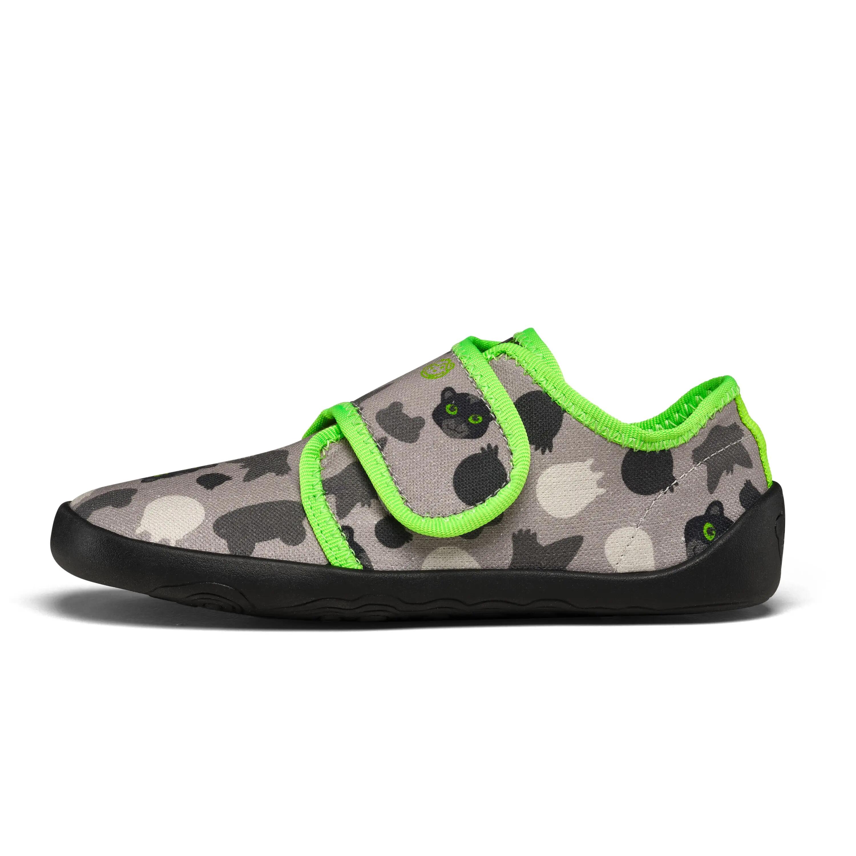 Pantufas - Crianças - Barefoot, respiráveis - Movy Panther - Cinzento 4/8