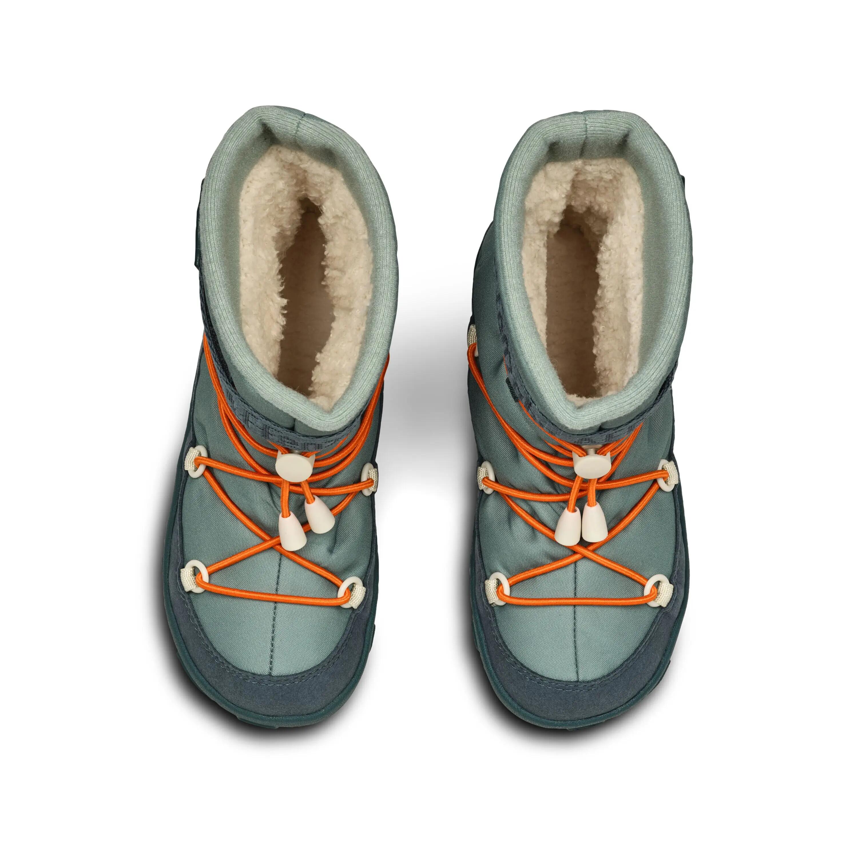 Botas de neve - Crianças - Veganas impermeáveis - Snowy Rabbit - Verde 5/9