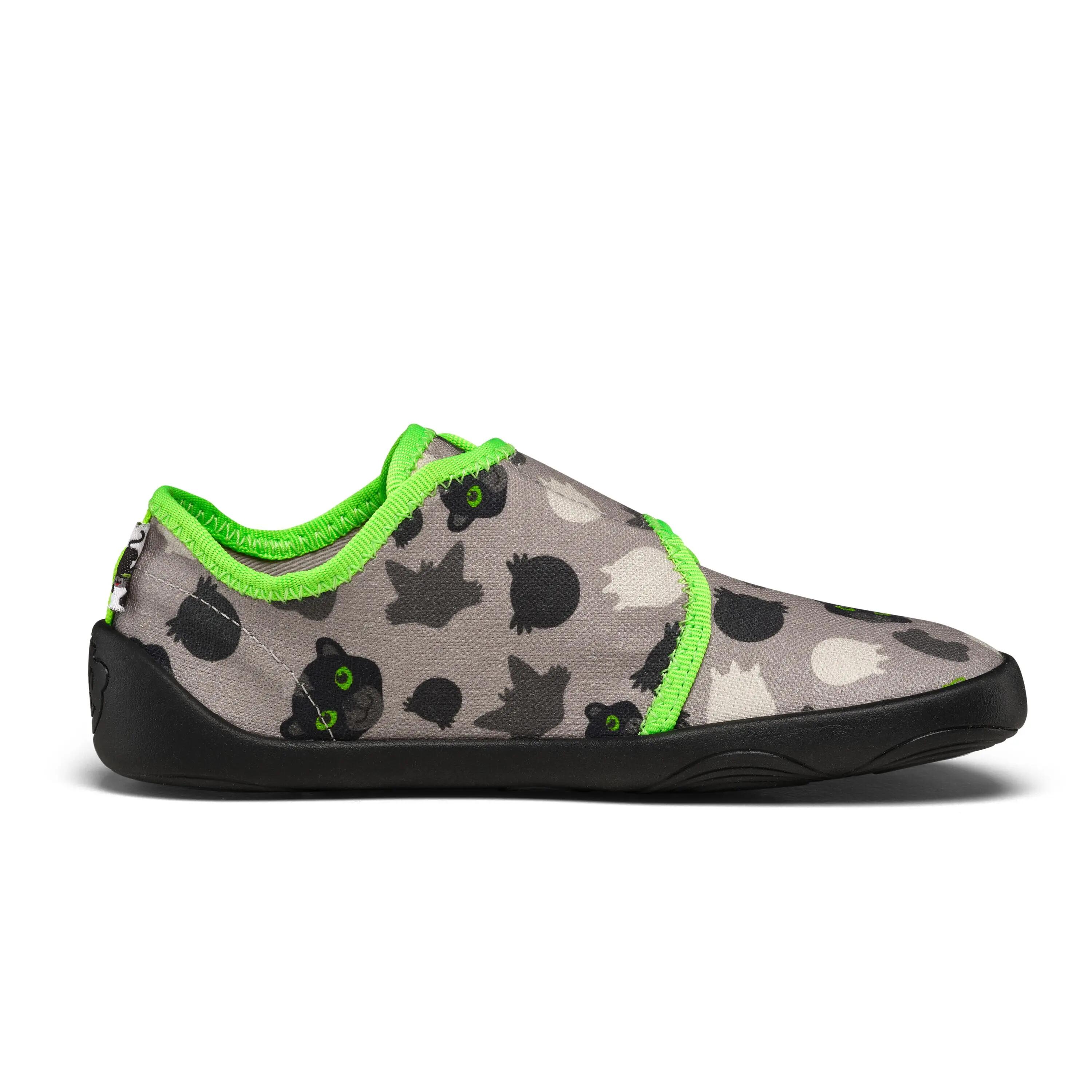 Pantufas - Crianças - Barefoot, respiráveis - Movy Panther - Cinzento 3/8
