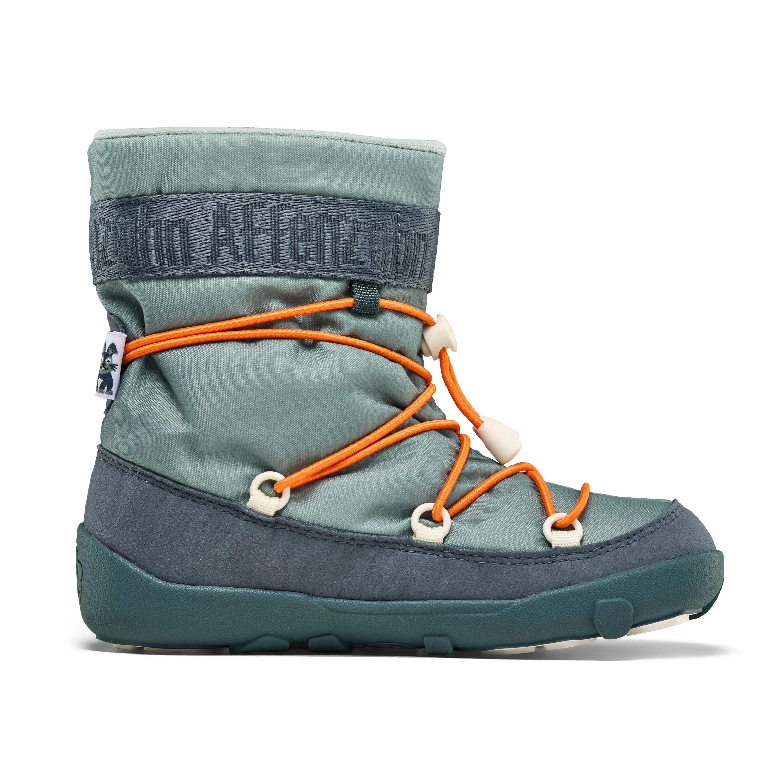 Botas de neve - Crianças - Veganas impermeáveis - Snowy Rabbit - Verde 3/9