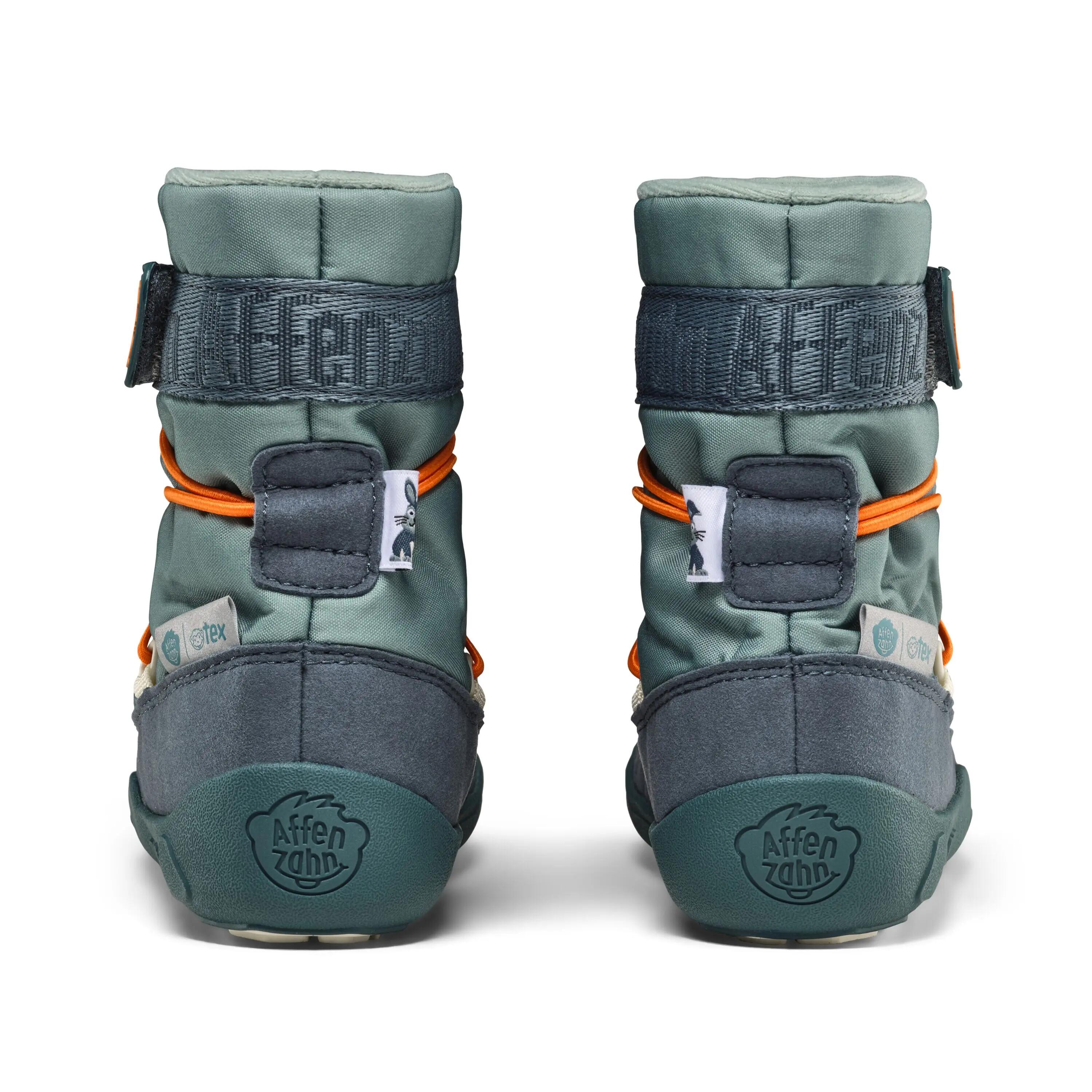 Botas de neve - Crianças - Veganas impermeáveis - Snowy Rabbit - Verde 2/9