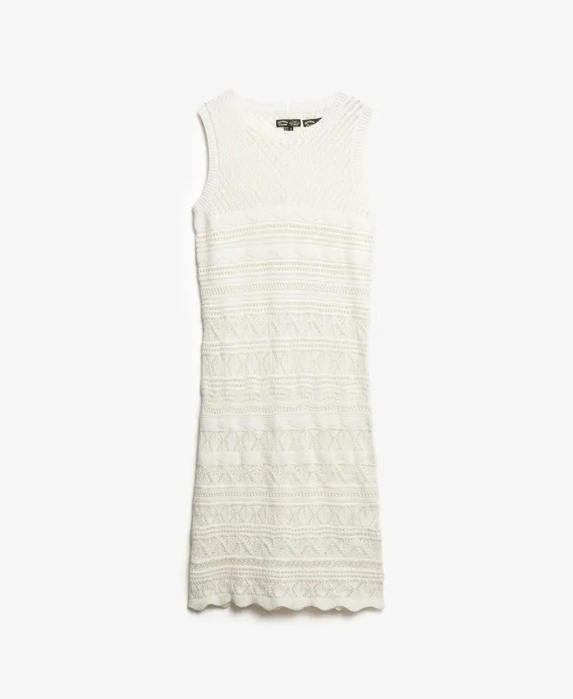 superdry Vestido Mini Crochet em Algodão Orgânico 7/7