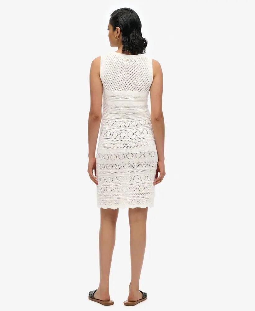 superdry Vestido Mini Crochet em Algodão Orgânico 4/7