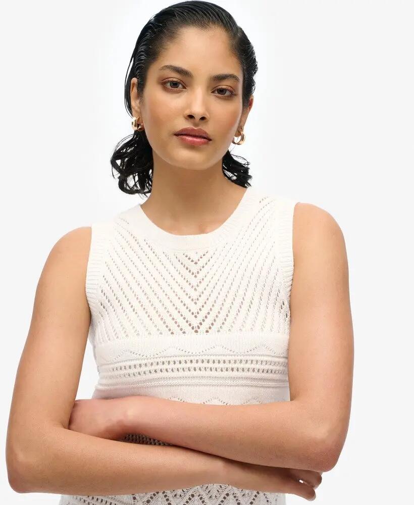 superdry Vestido Mini Crochet em Algodão Orgânico 3/7