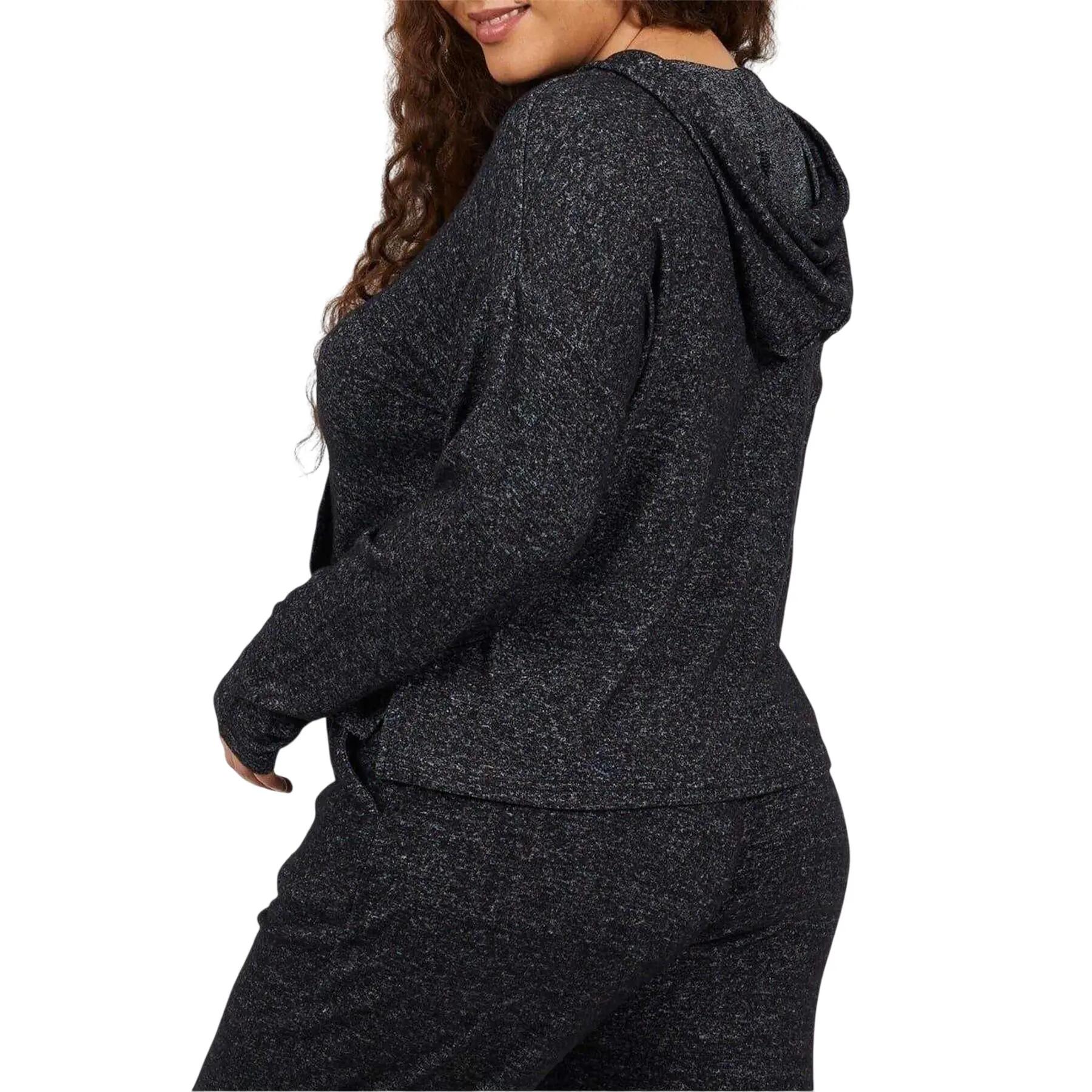 Sweat À Capuche Femme (Anthracite) 3/4