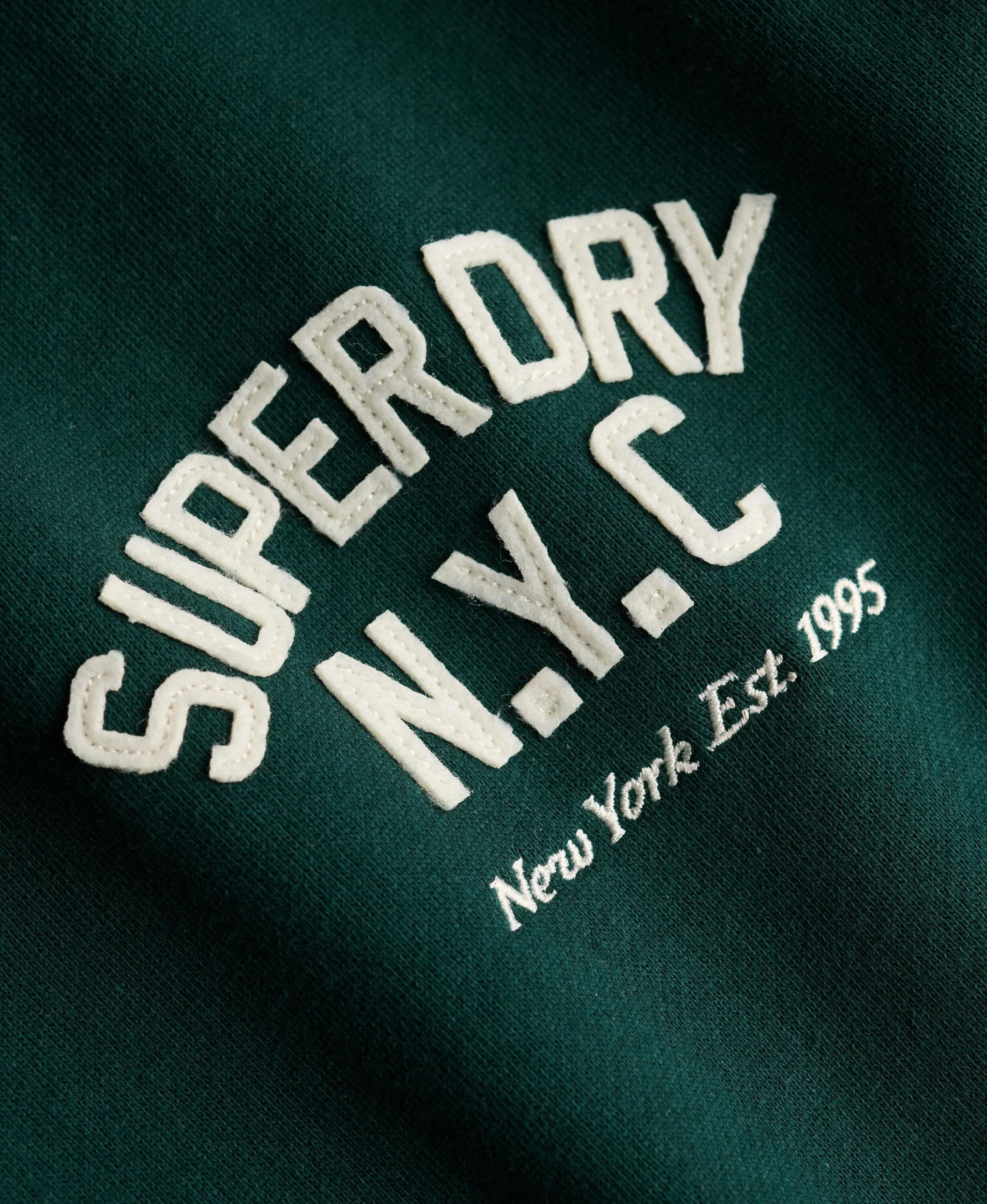 superdry Country Club Appliqué Half Zip Damen-Sweat aus Baumwolle & Recycling 6/6