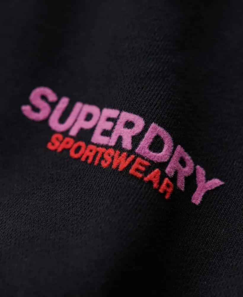 superdry Sportswear Logo Racer korte broek van katoen 6/7