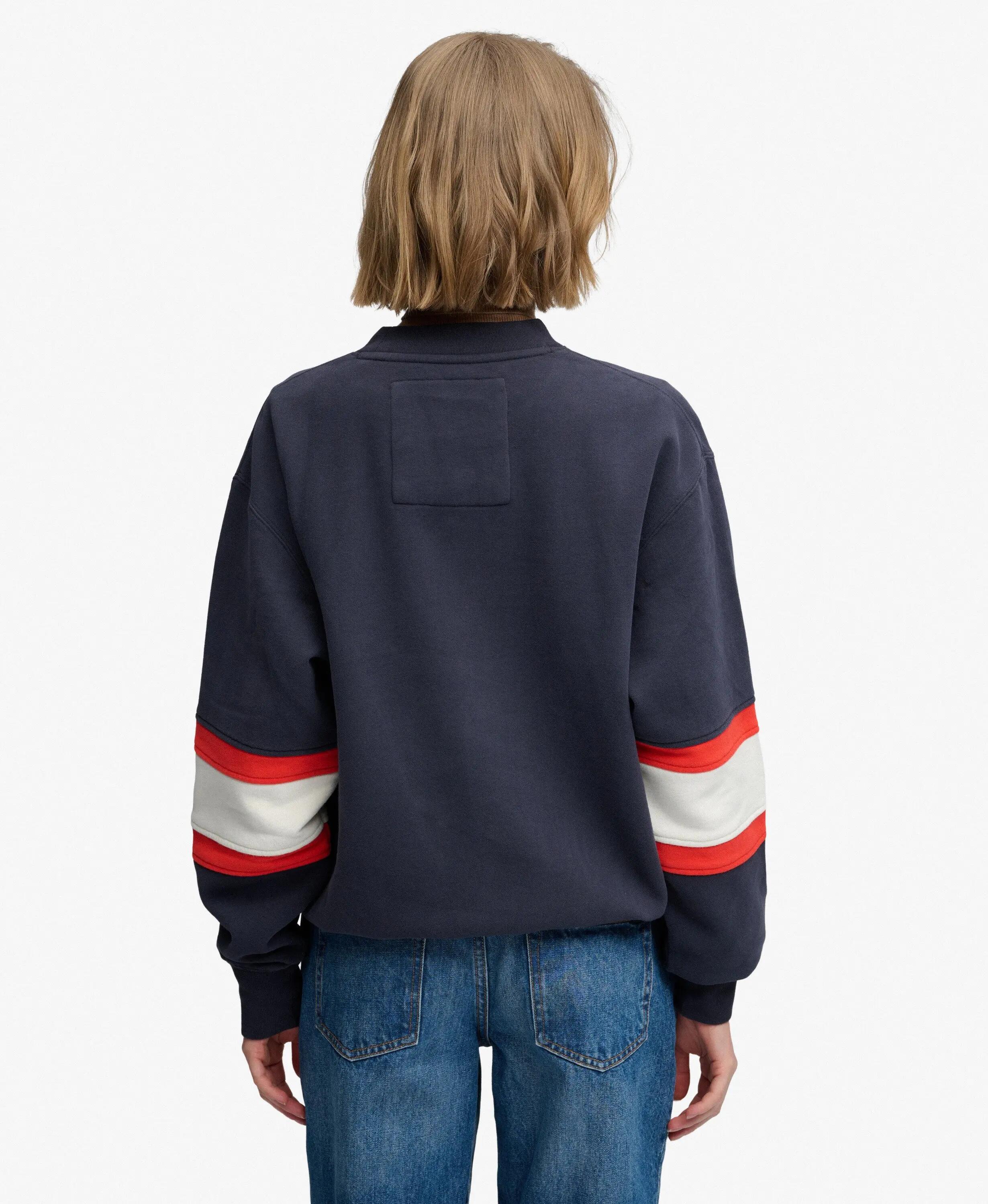 superdry Sweatshirt Aspen Athletics Preppy Ski em algodão e poliéster reciclado 5/7