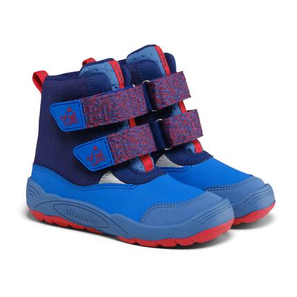 Bottes barefoot véganes Blizzy Whale - très chaudes - bleu