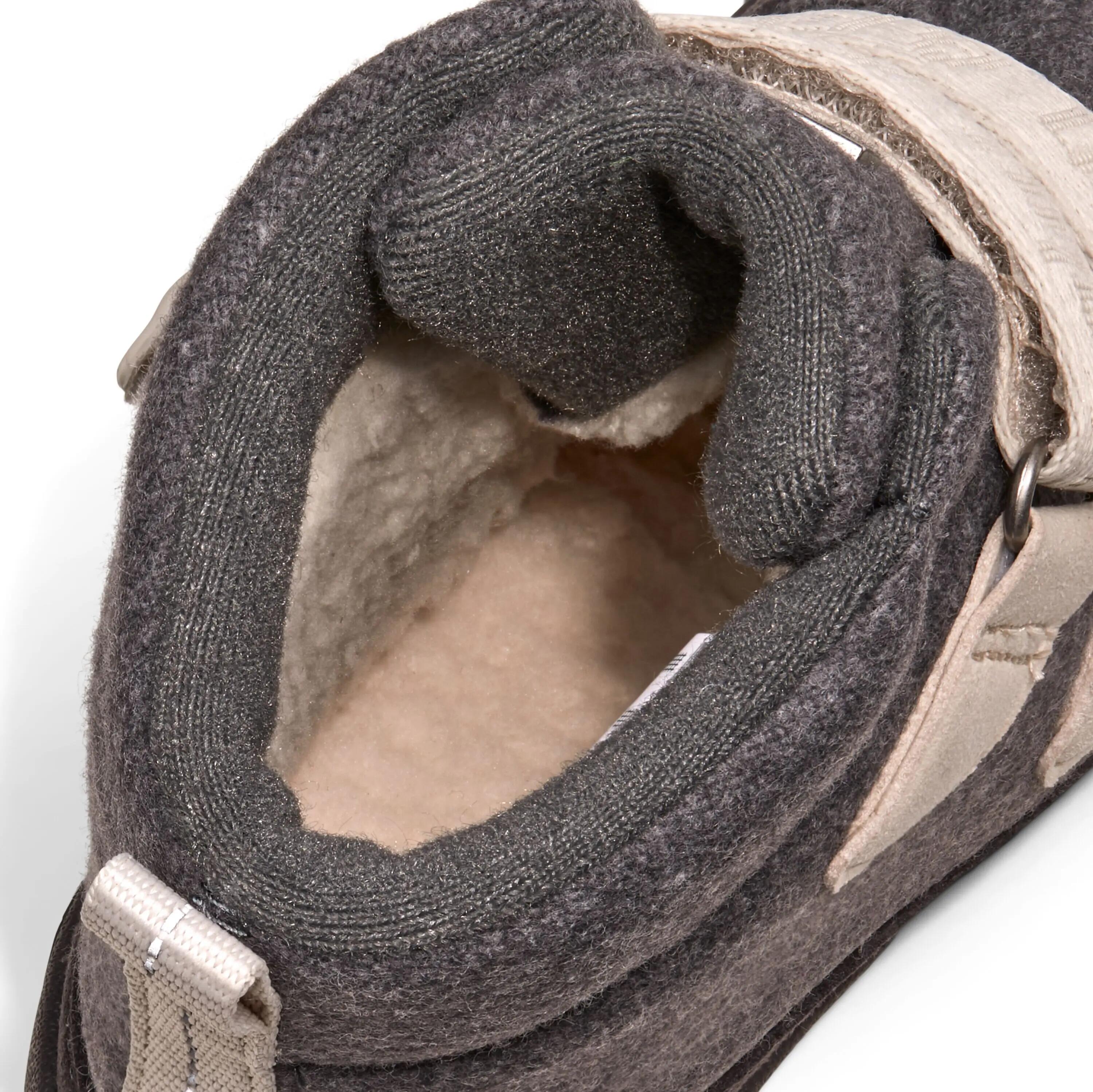 bottes barefoot hiver - enfants - chaudes et imperméables - comfy rhino - gris 8/9