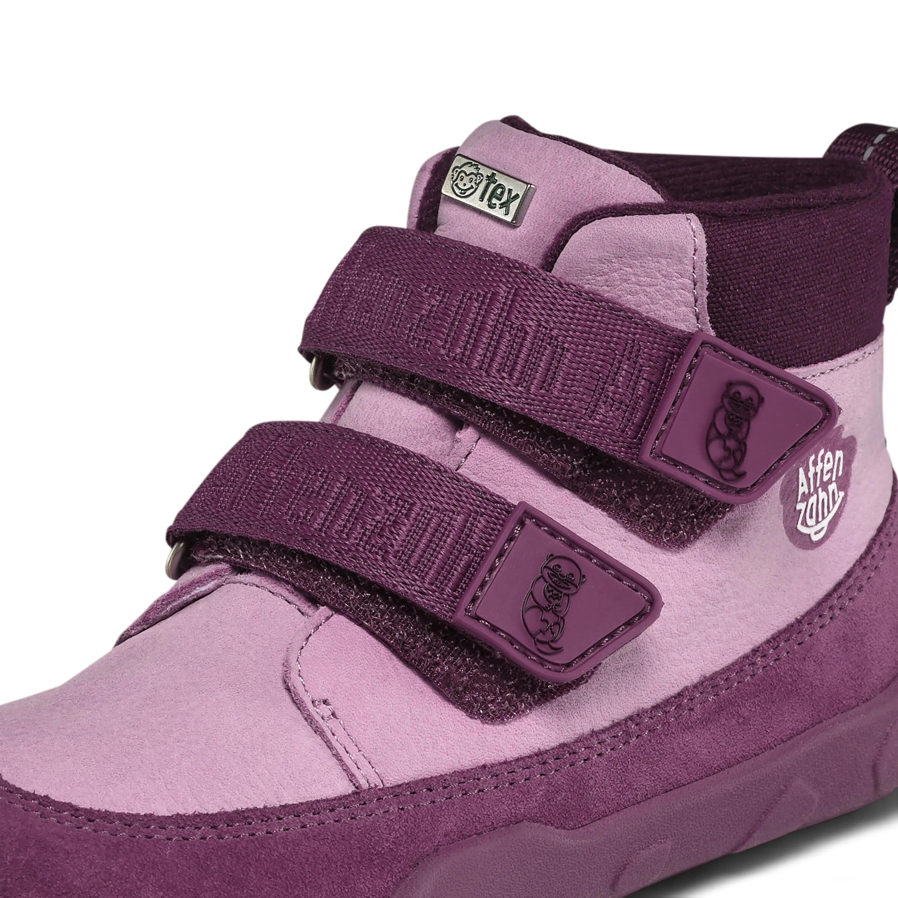Botas barefoot impermeáveis - crianças - Friendy Otter - roxo 8/13
