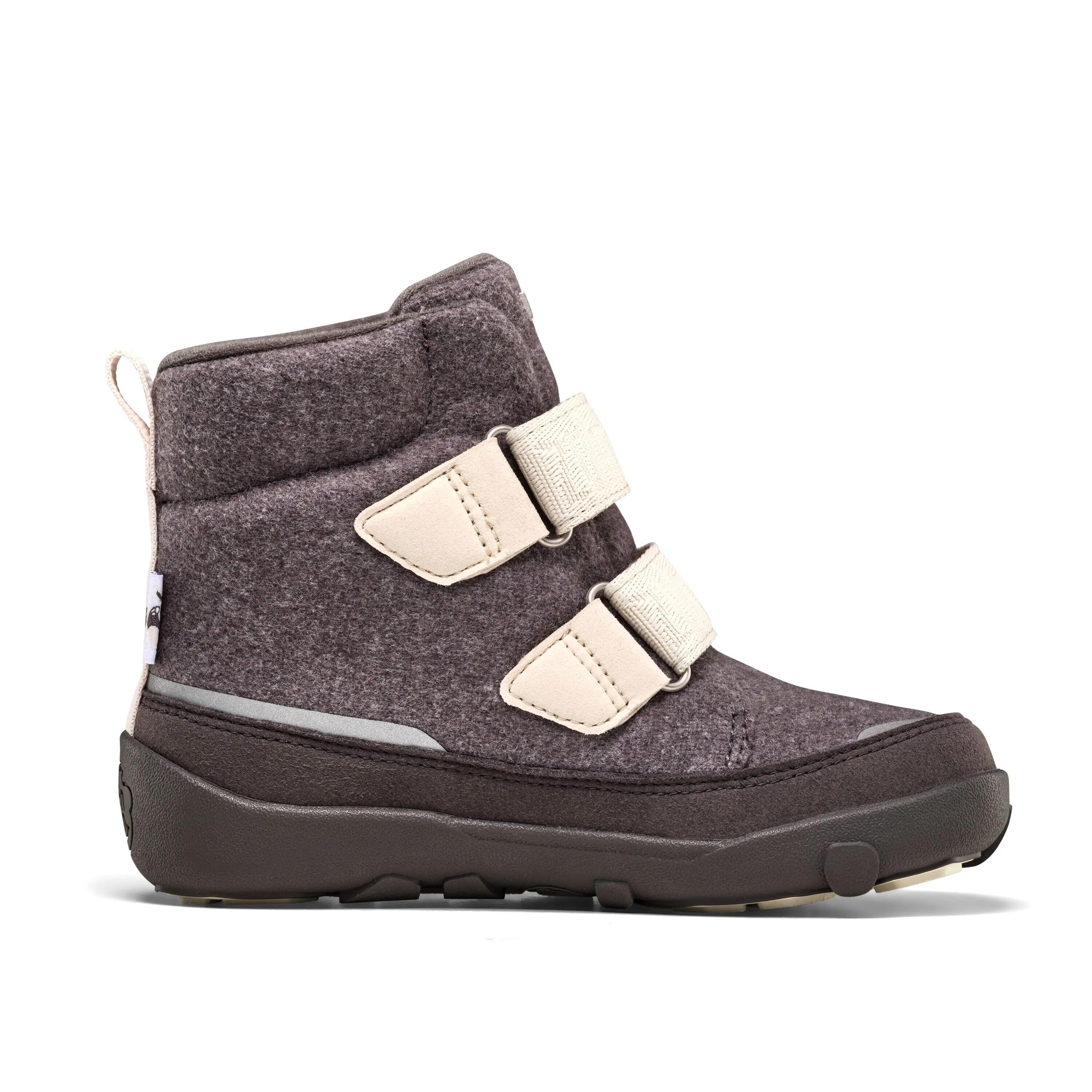 bottes barefoot hiver - enfants - chaudes et imperméables - comfy rhino - gris 3/9