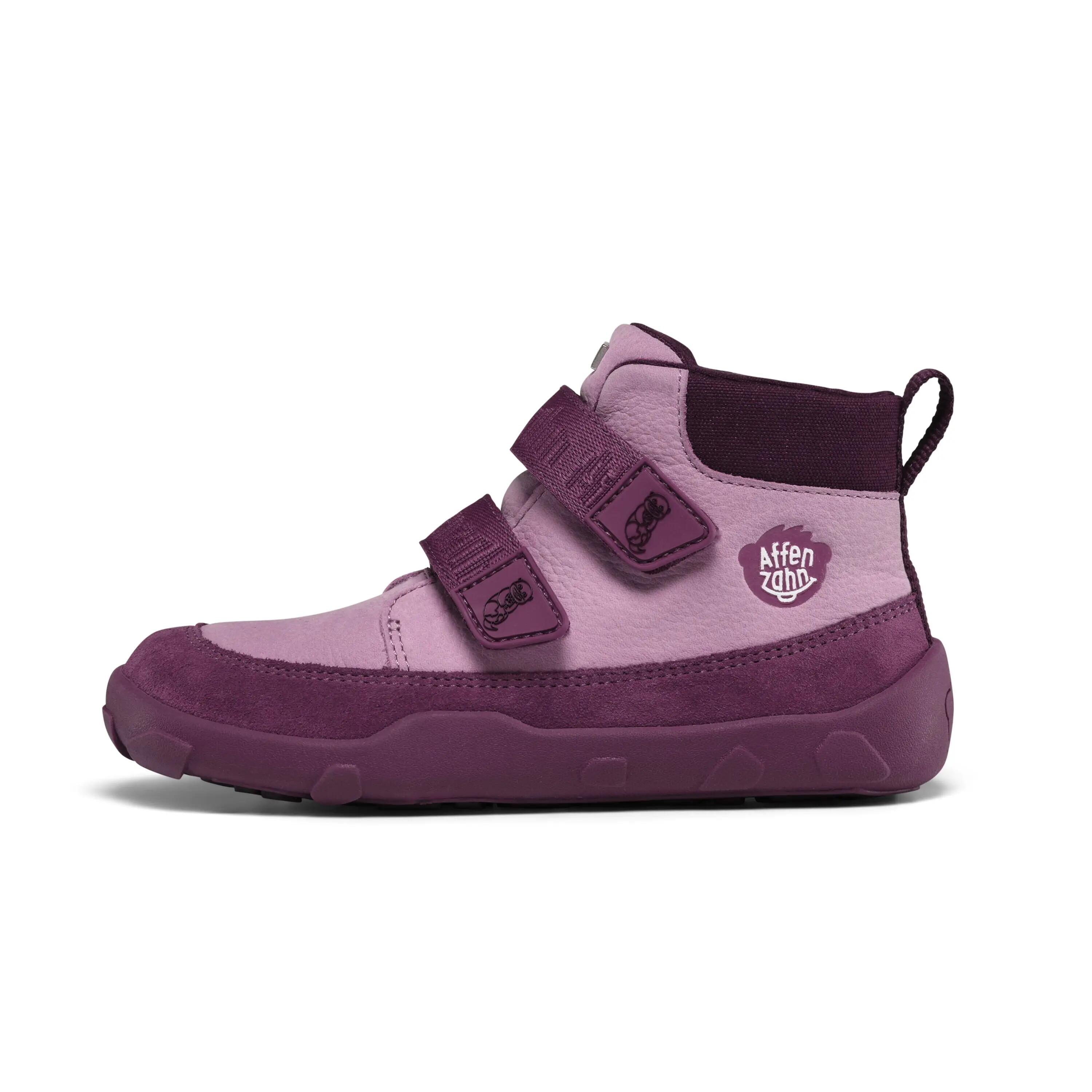 Botas barefoot impermeáveis - crianças - Friendy Otter - roxo 4/13