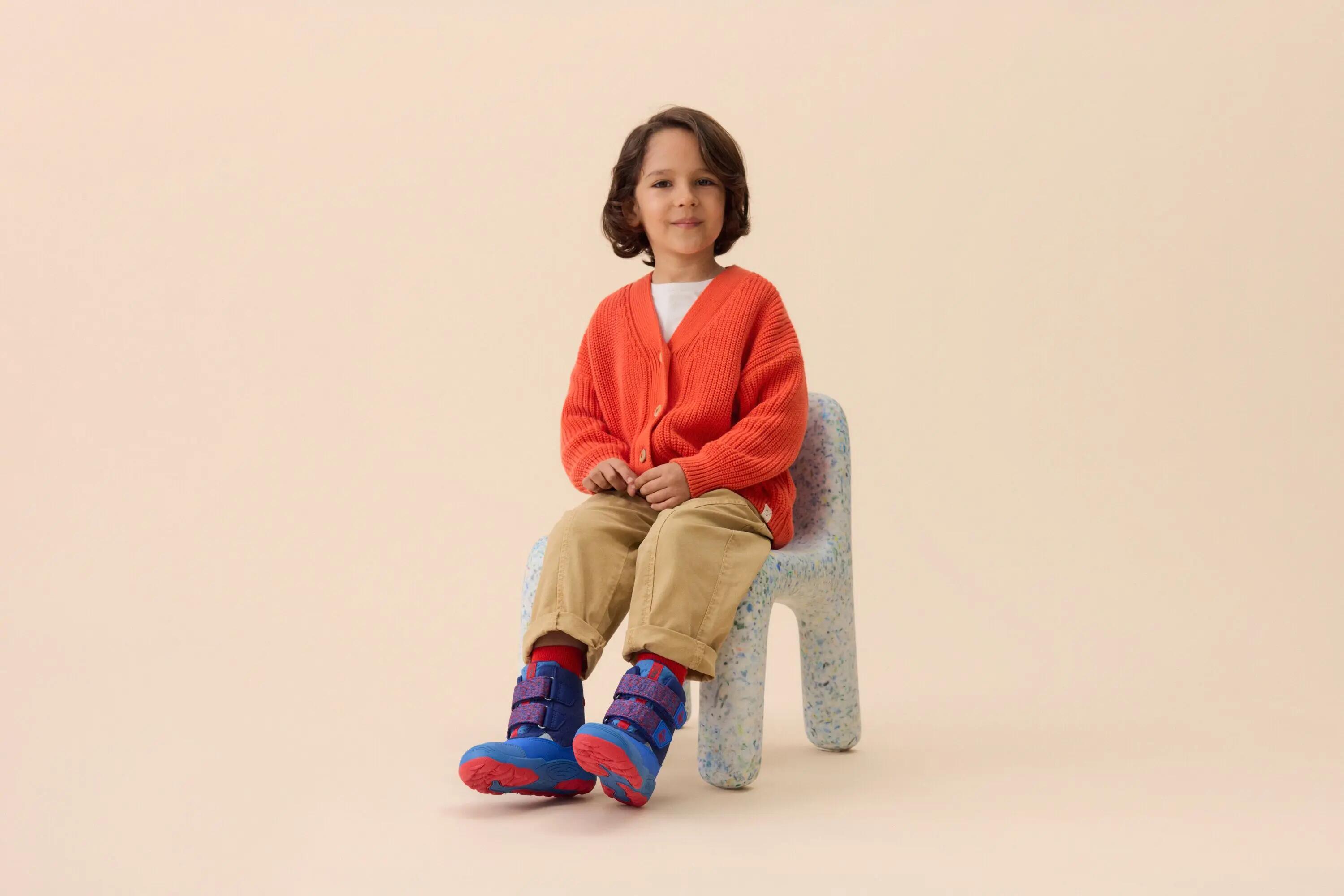 Botas - Inverno - Criança - Blizzy Whale - Veganas, quentes, impermeáveis - Azul 11/13