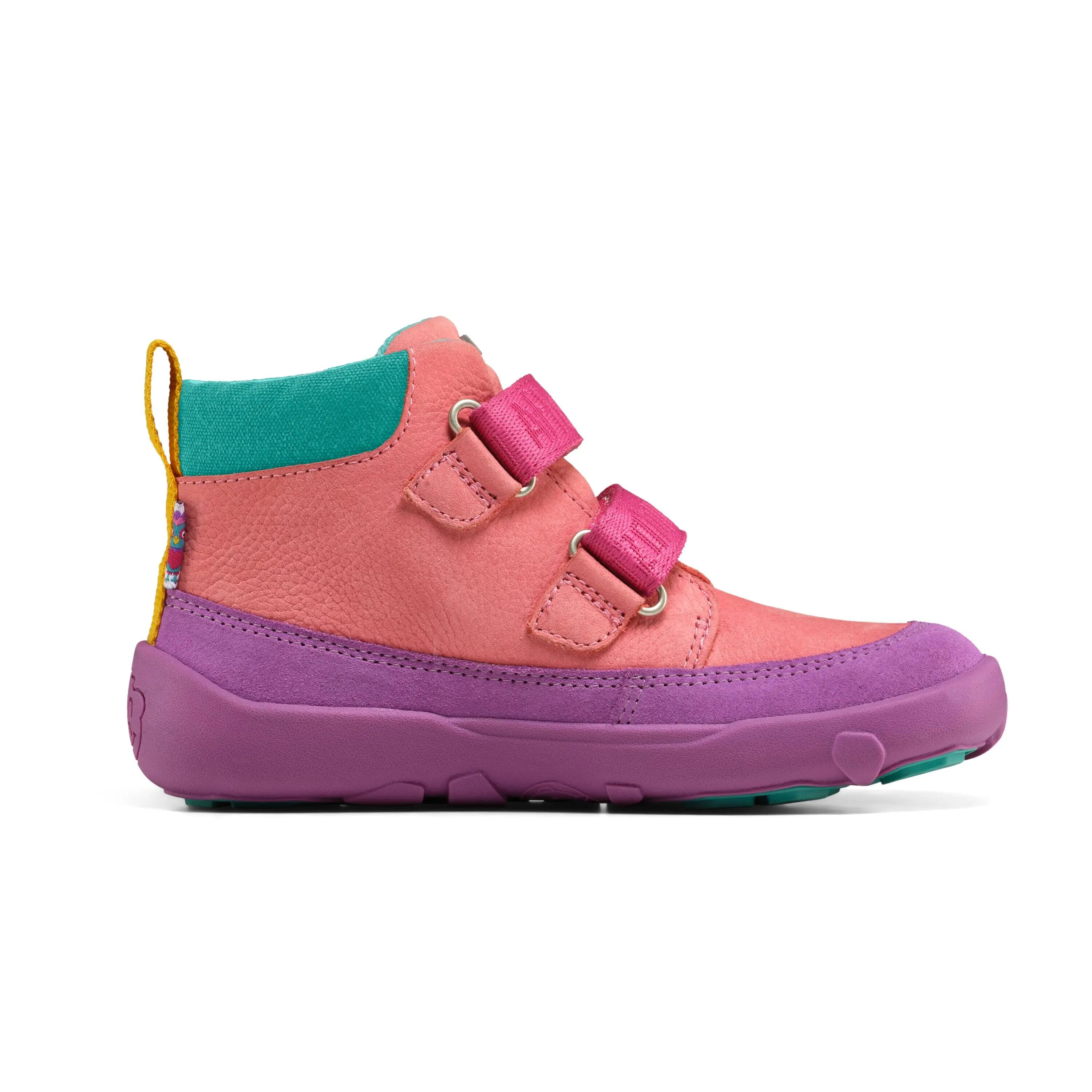 Chaussures - promenade - enfants - friendy owl - rose 3/8